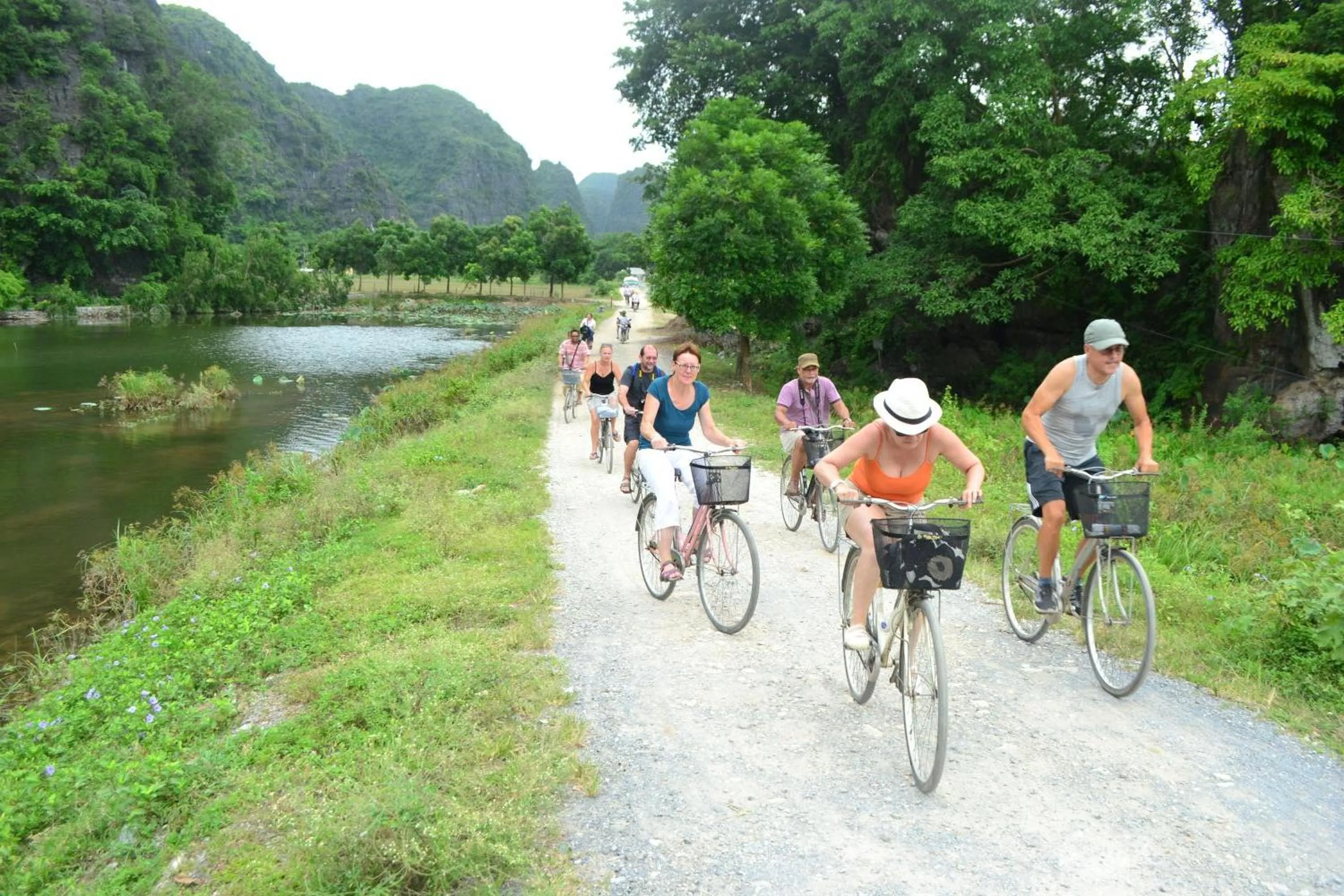 Cycling in Tam Coc Smile Homestay