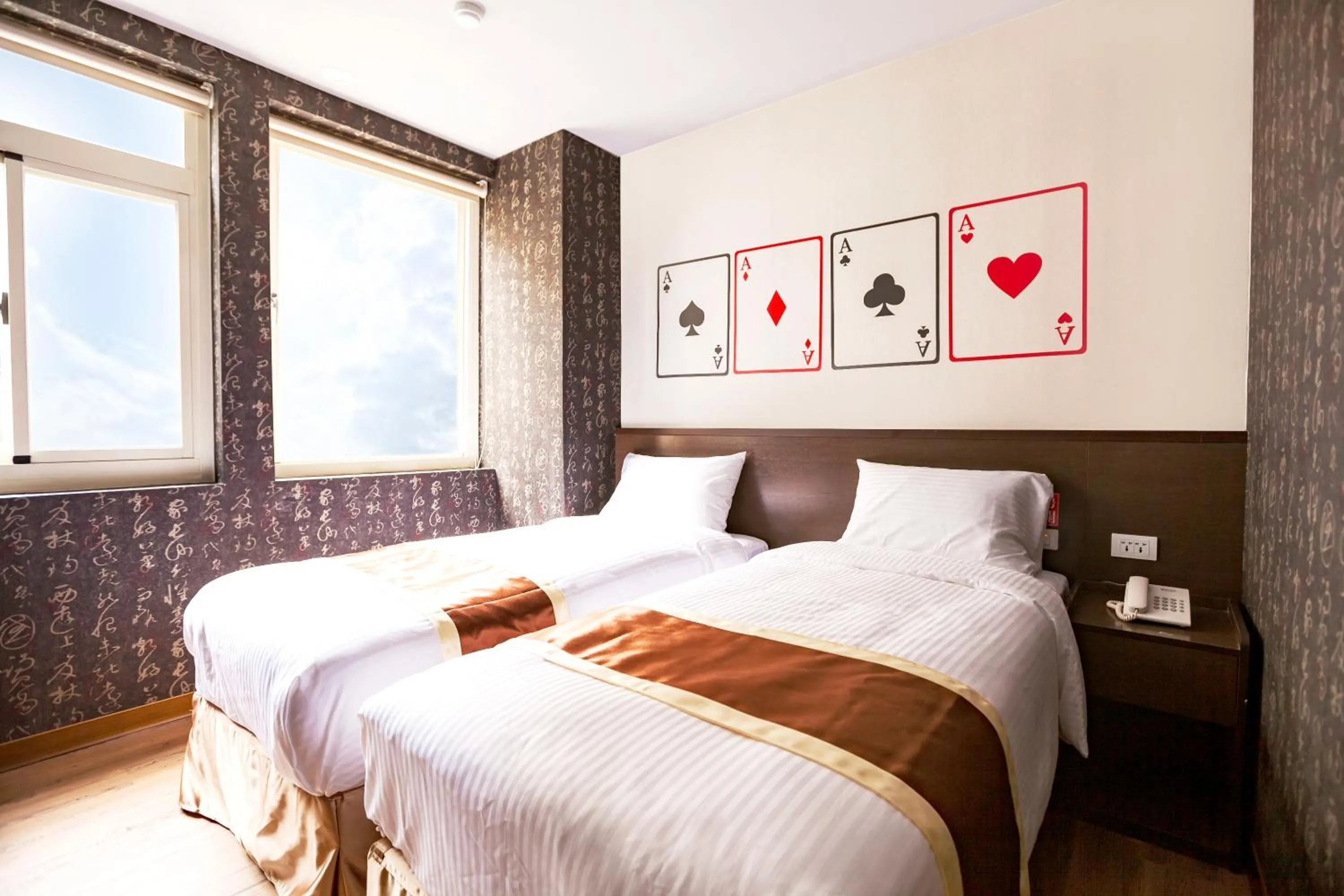 Decorative detail, Bed in A Ace Hotel