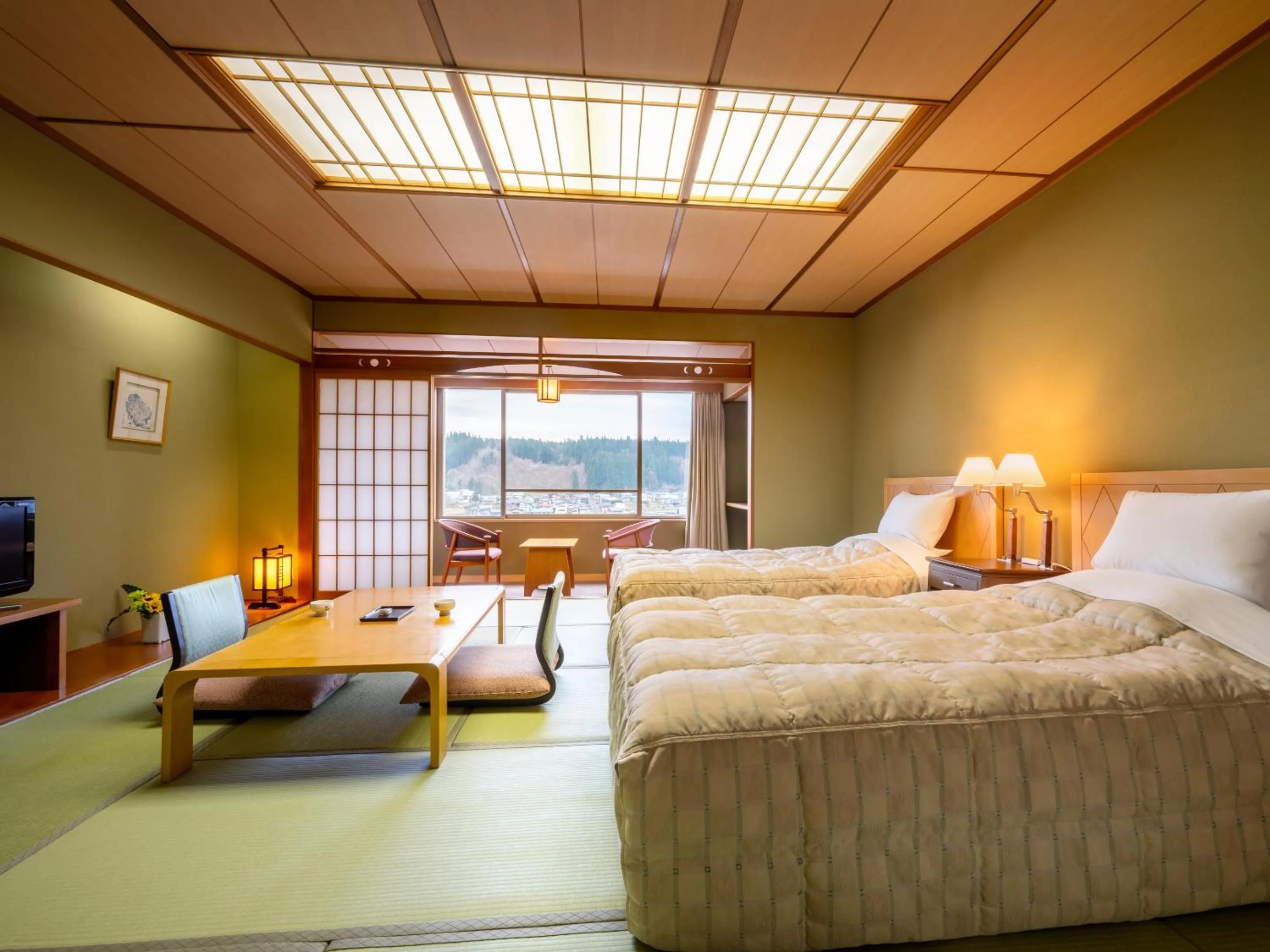 Photo of the whole room, Bed in Hotel Kazuno