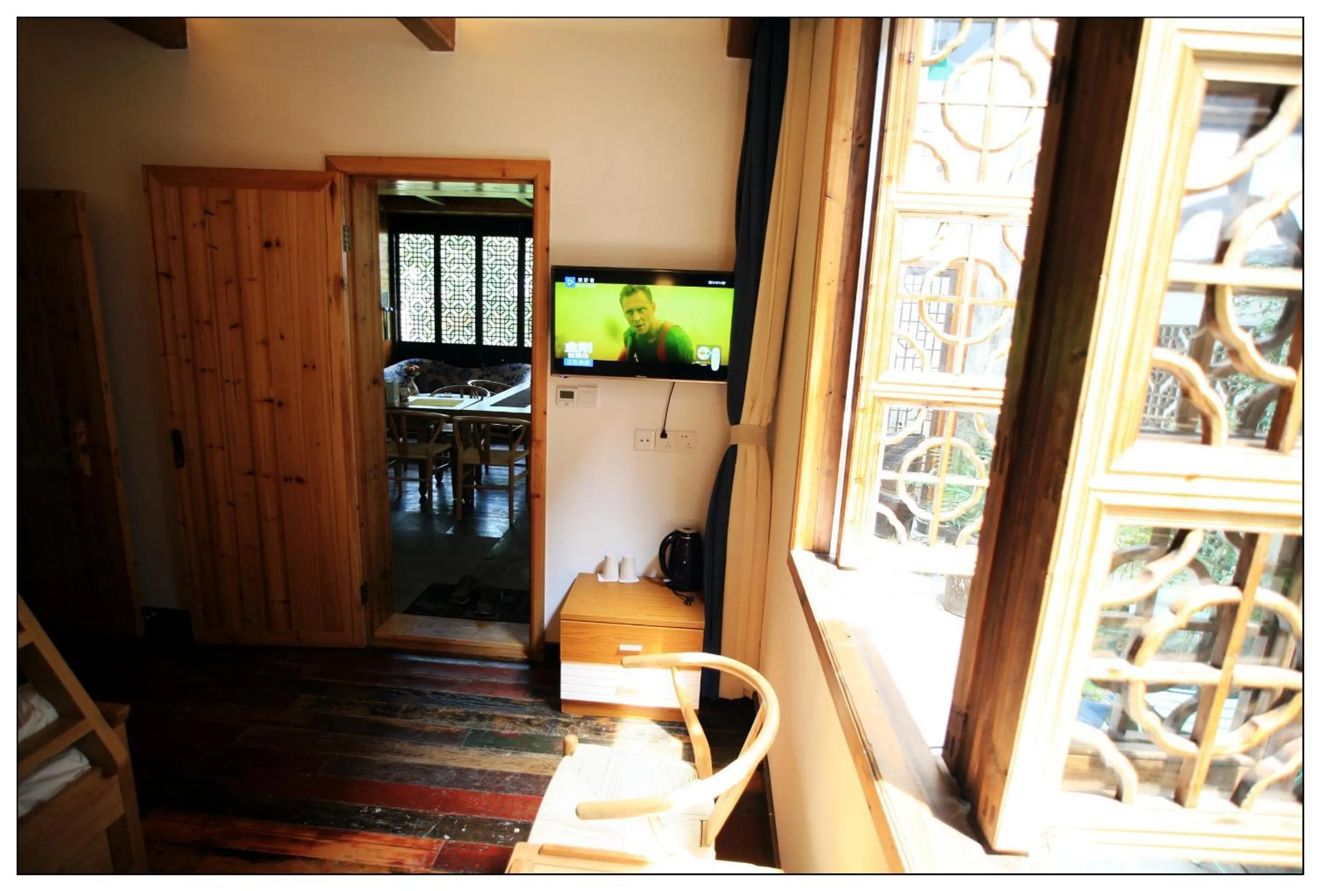 TV and multimedia in Tongli Begonia Flowers Guesthouse