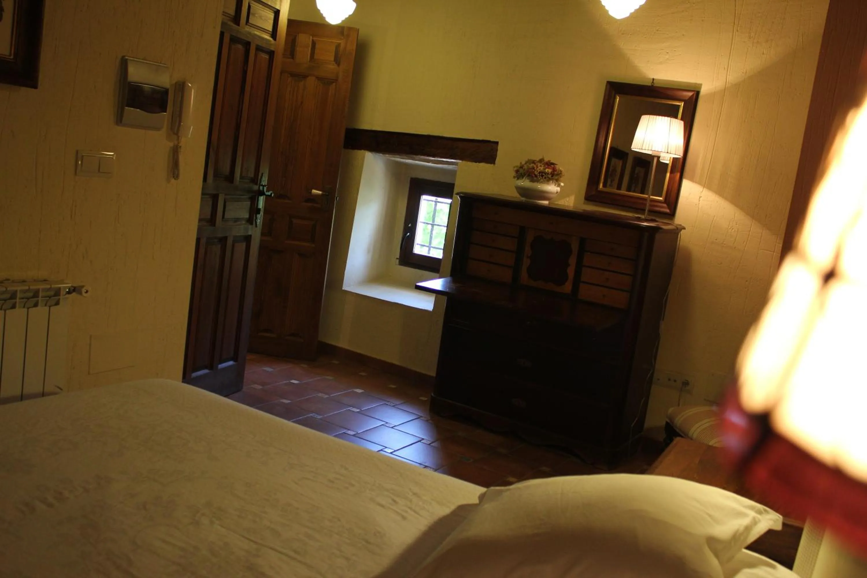 Decorative detail, Bed in Posada San Martin