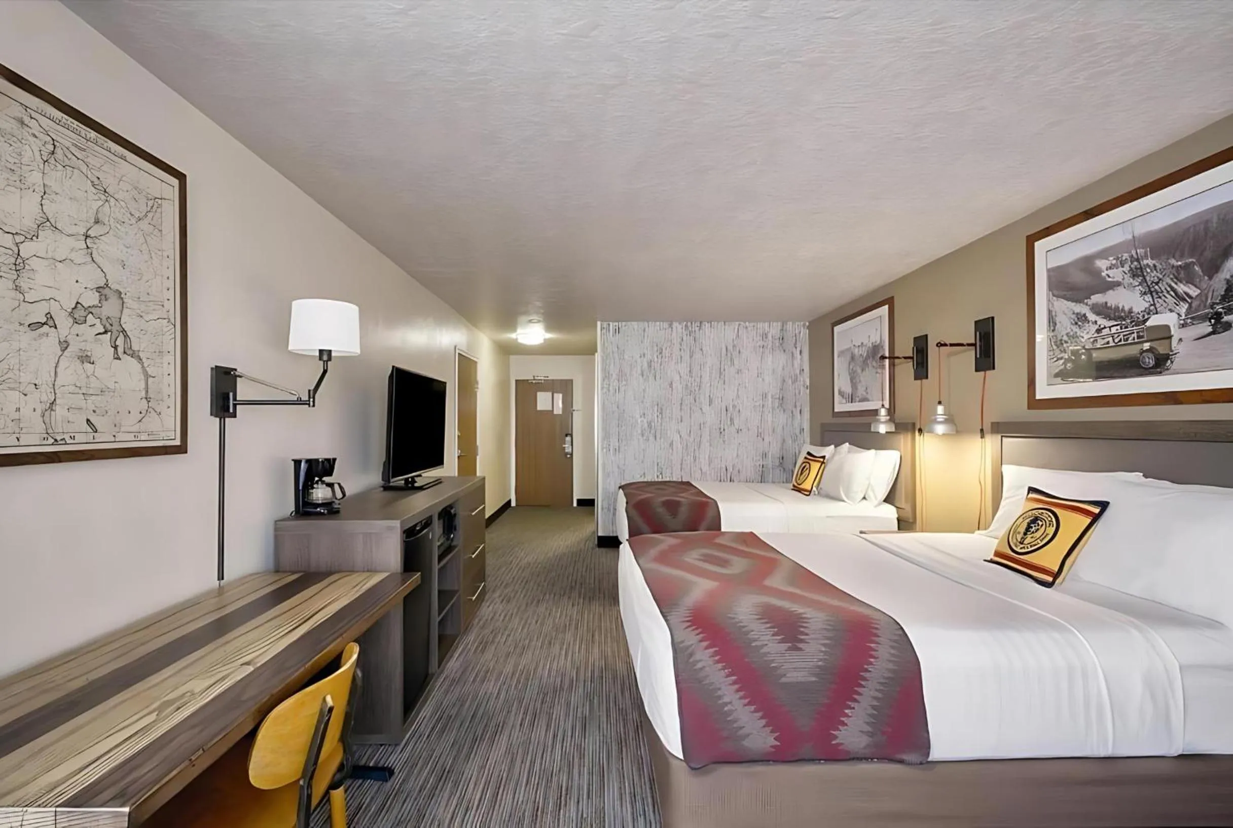 Bed in Yellowstone Park Hotel