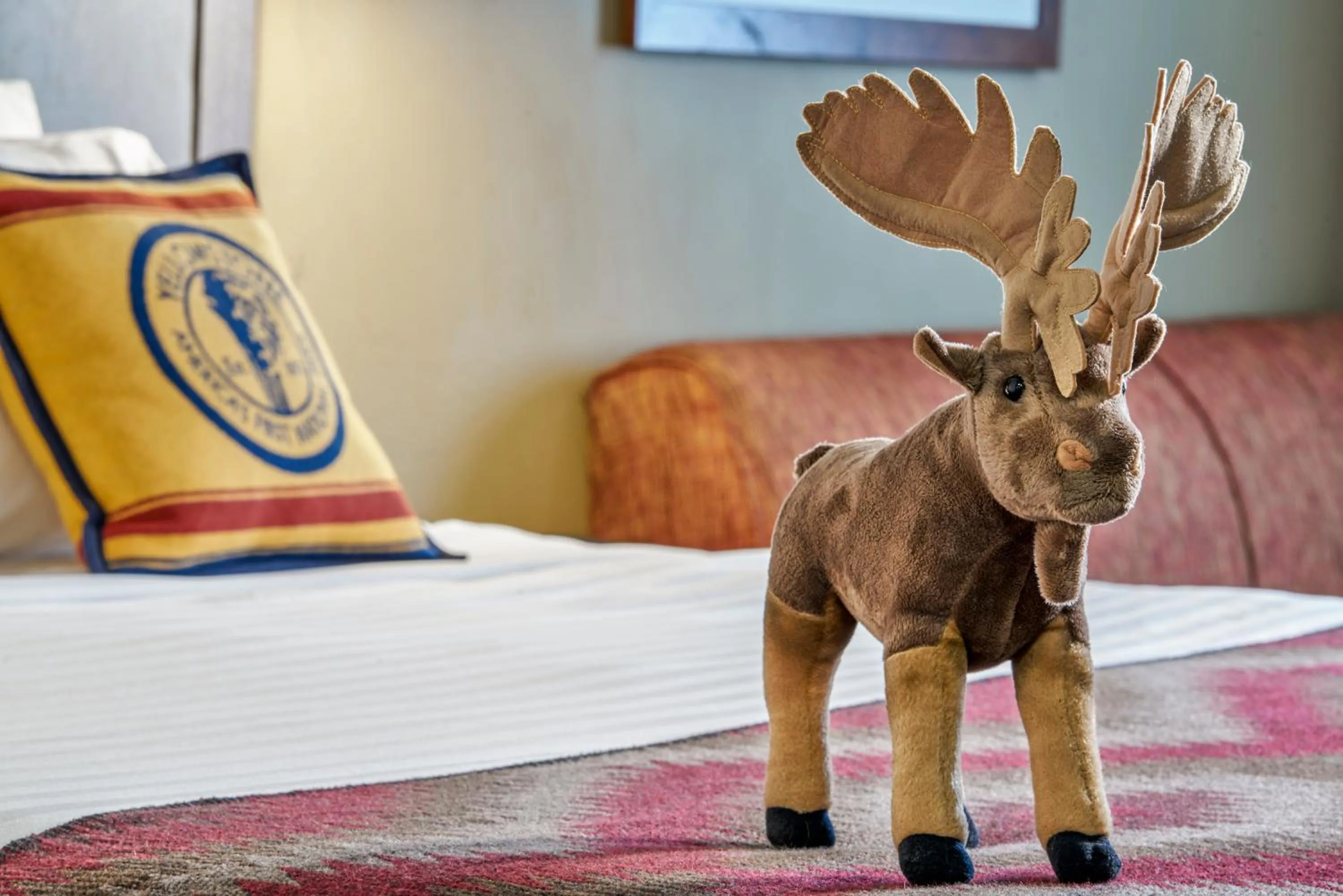 Bed in Yellowstone Park Hotel