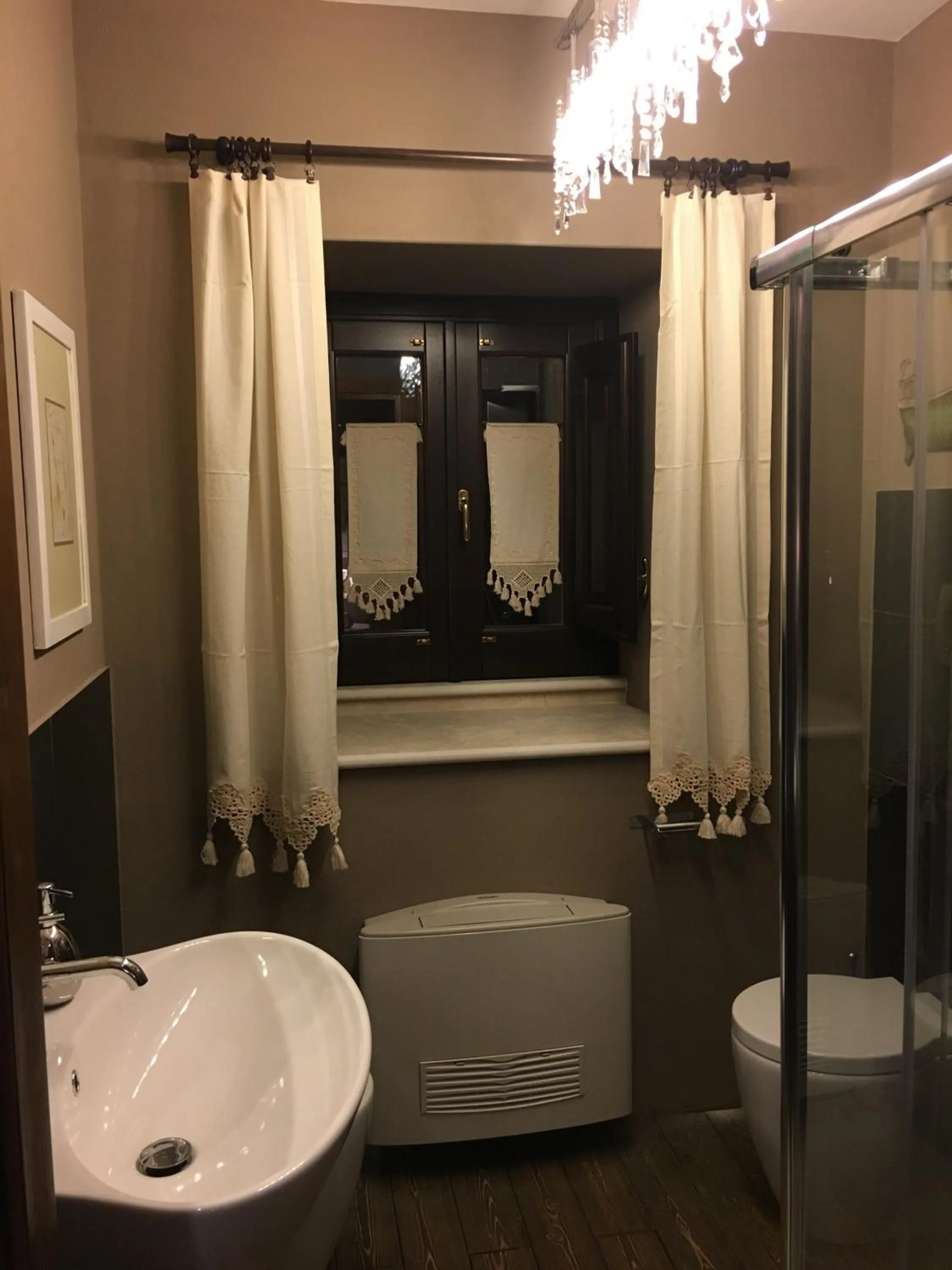 Shower in B&B Santapau Charme Living