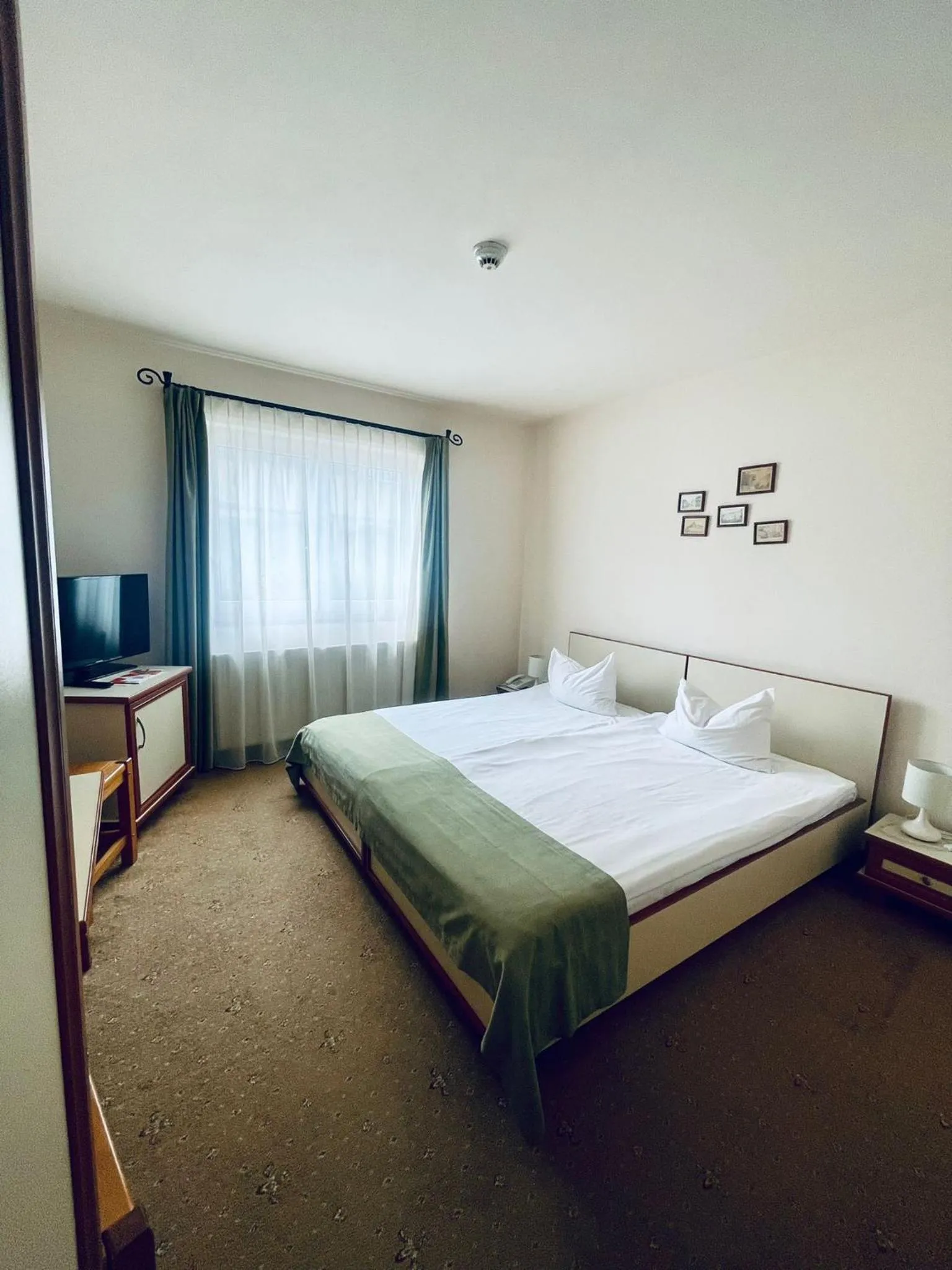 Bed in Pensiunea Luiza