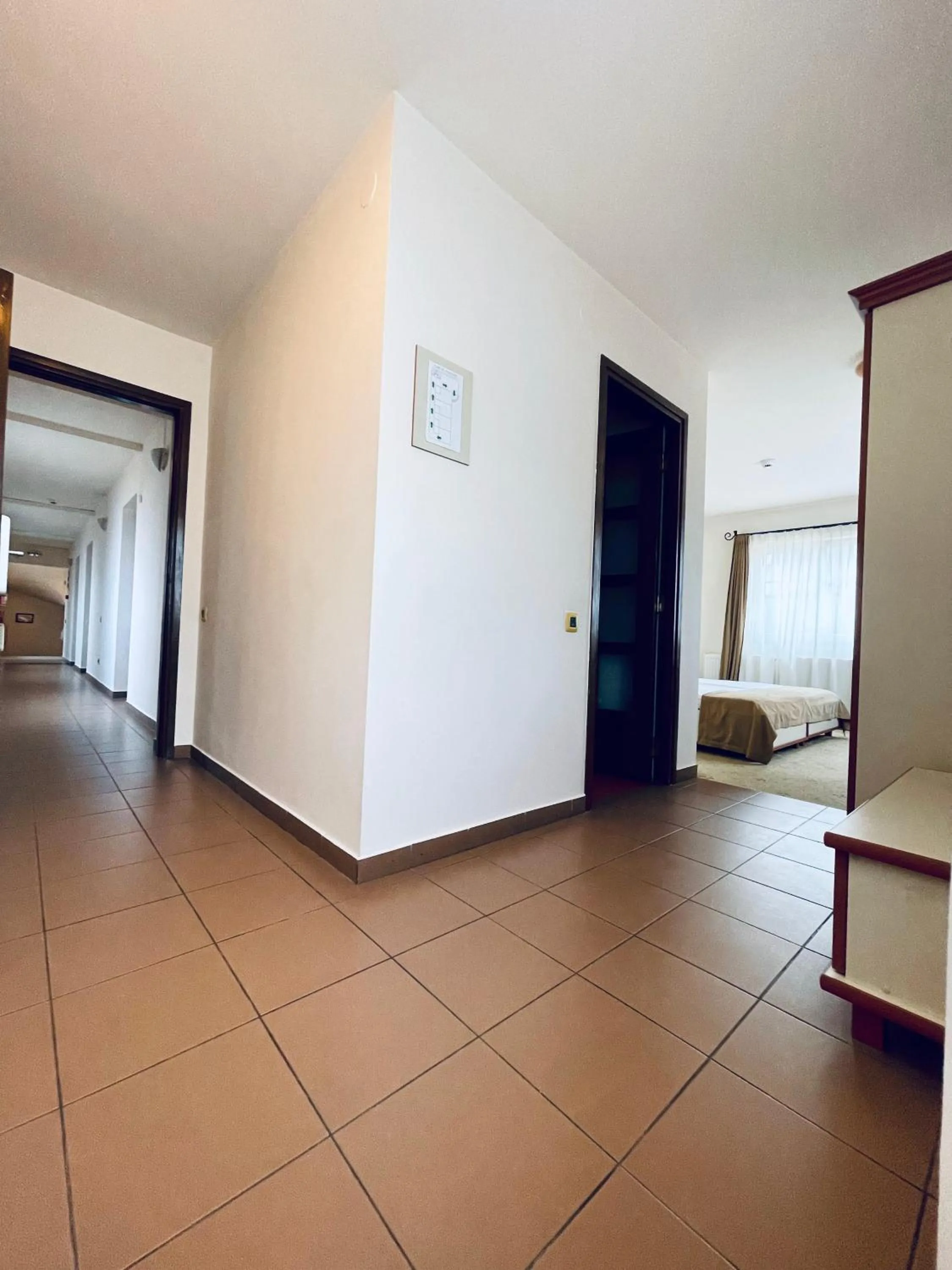 Bed in Pensiunea Luiza