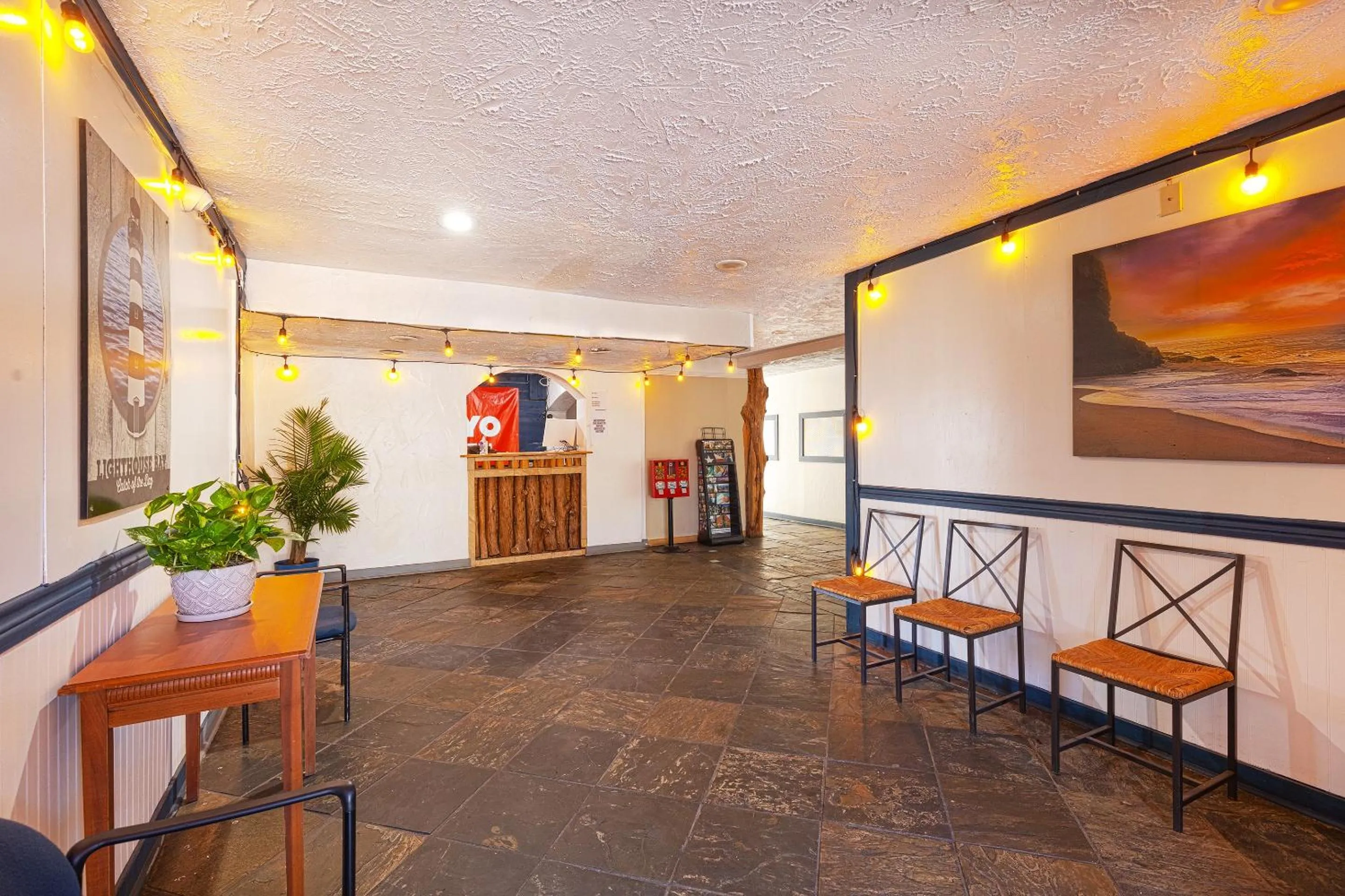 Lobby or reception in OYO Hotel Houston, TX near Medical Center NRG Stadium