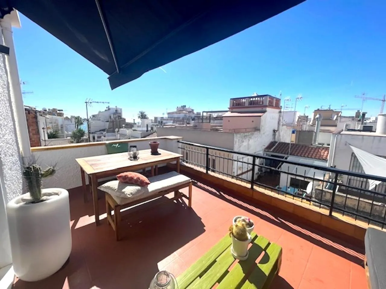 View (from property/room) in Unique studio Apartment with amazing terrace Sitges centre beach