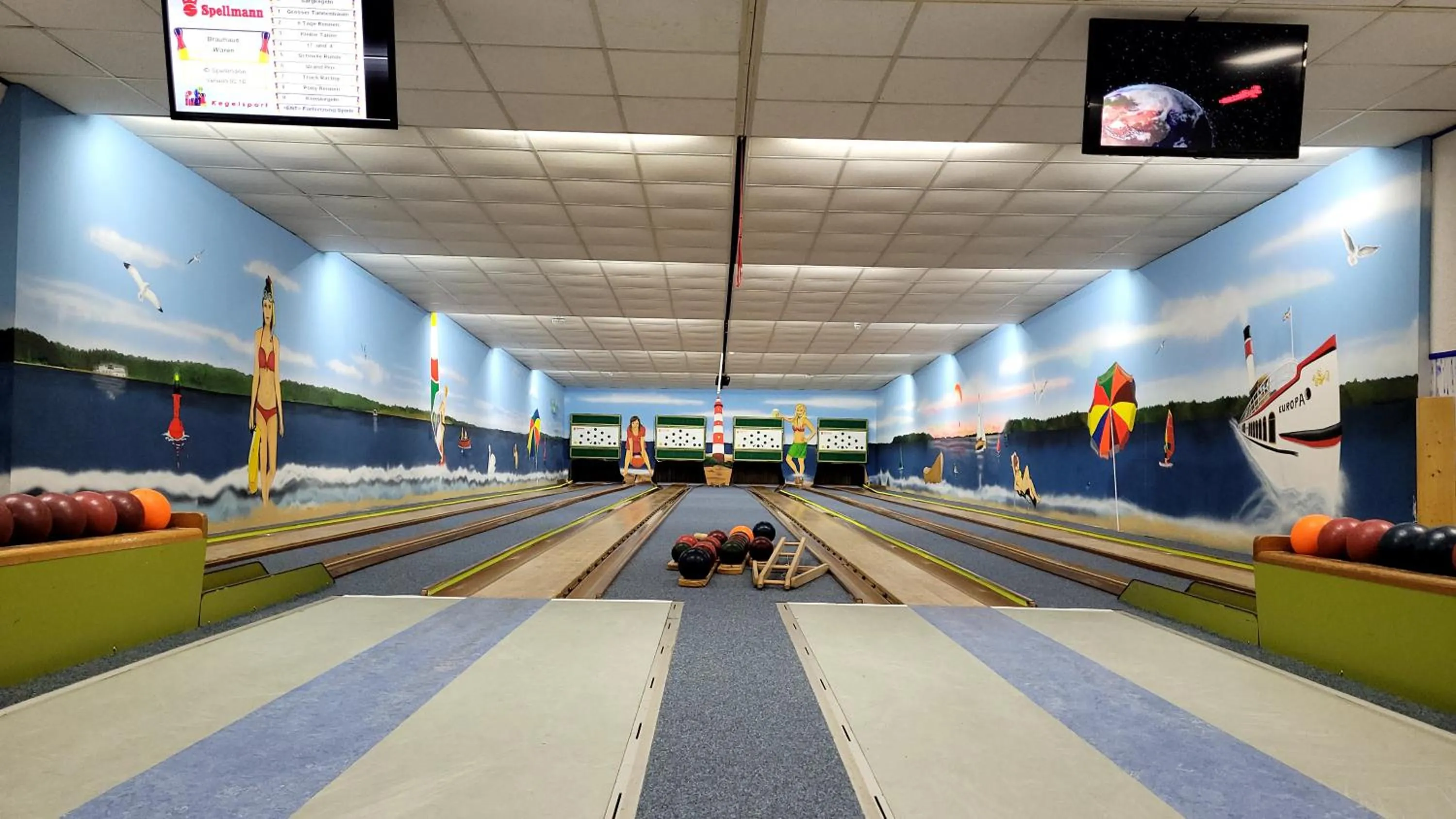 Bowling in Hotel Am Brauhaus