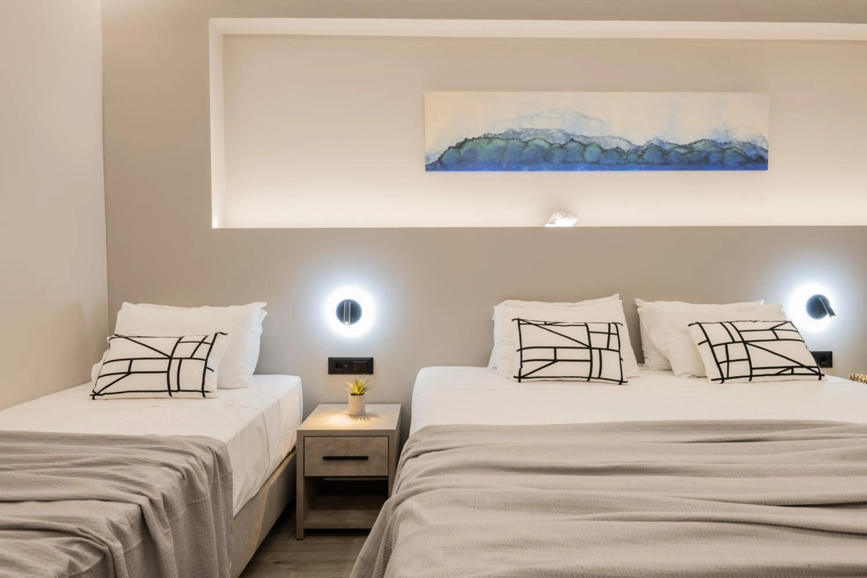 Bed in Callinica Hotel