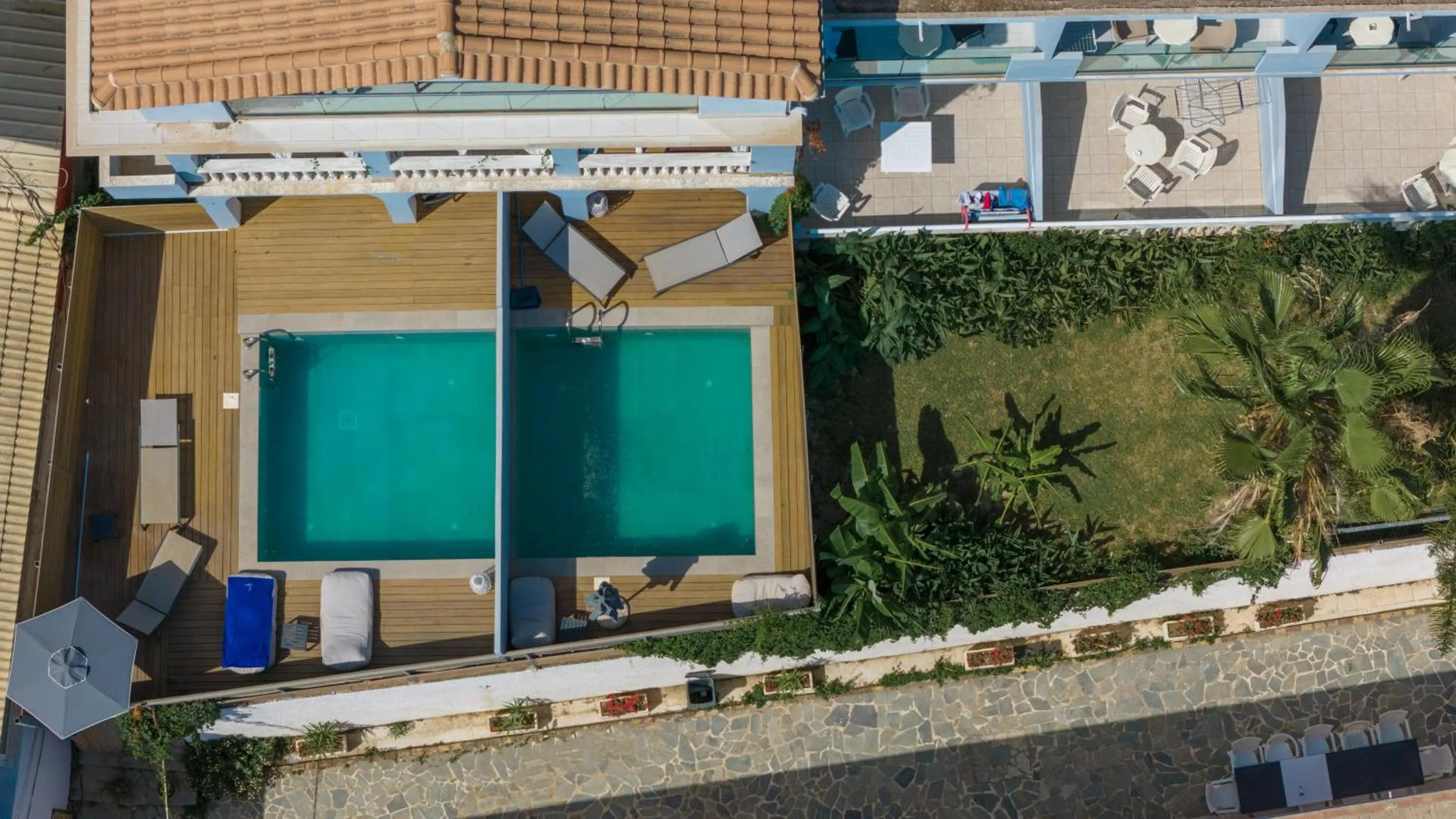 Pool view in Callinica Hotel