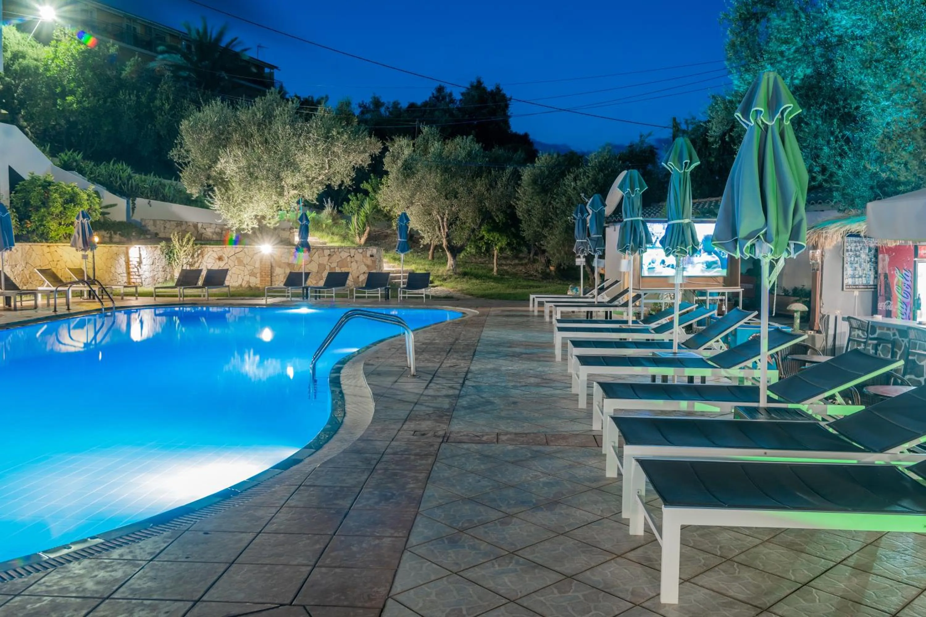 Swimming pool in Callinica Hotel