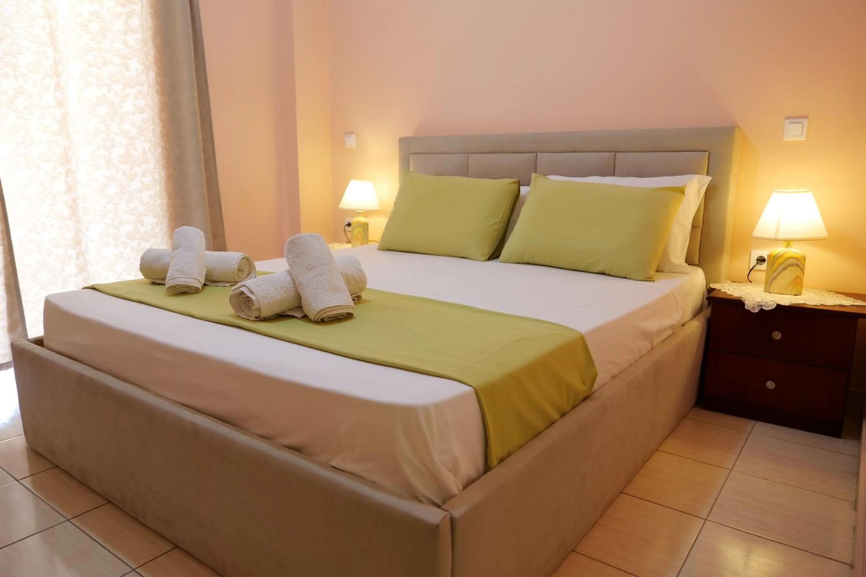 Bedroom, Bed in Miracle Apartments Saranda