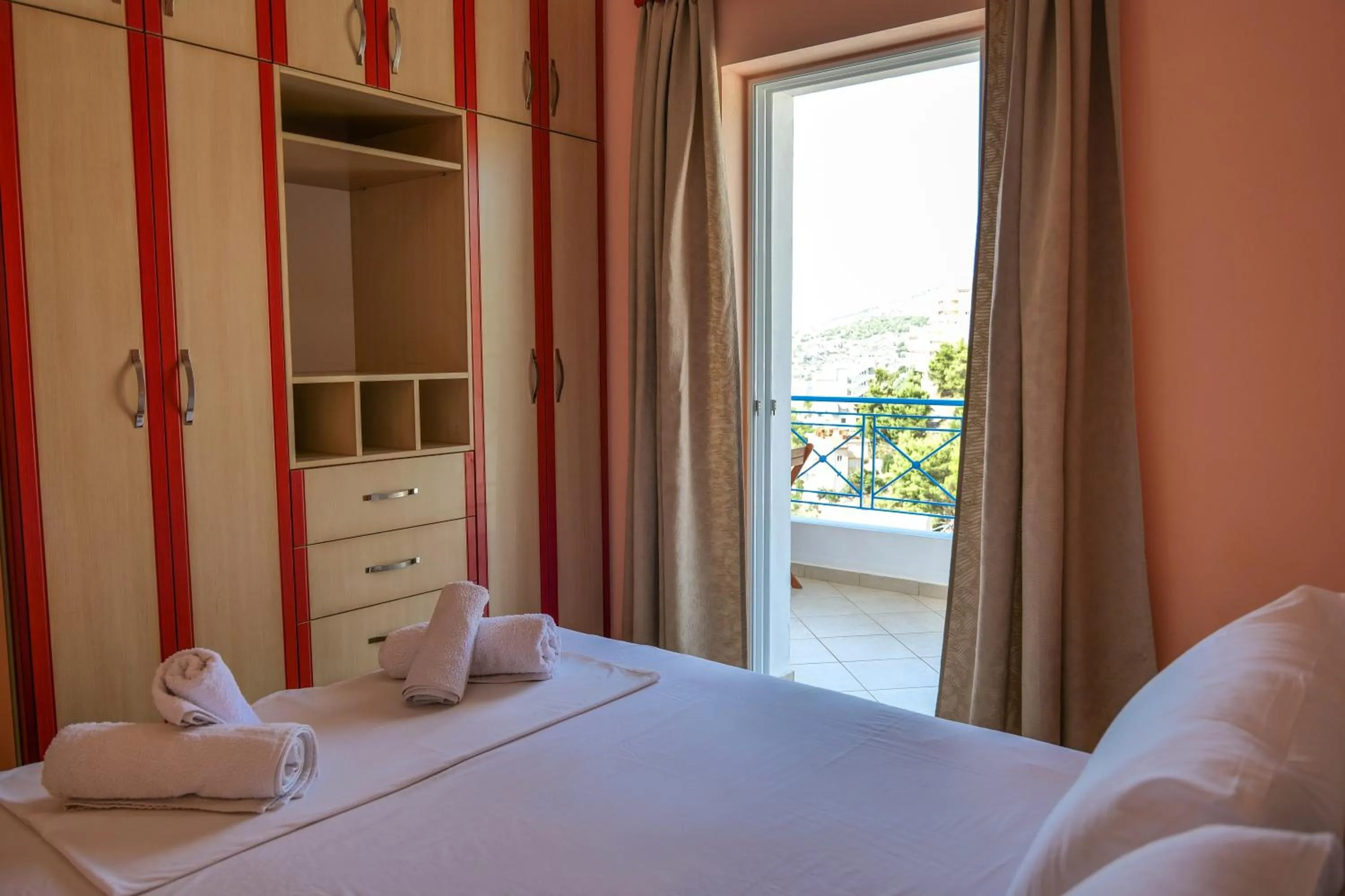 Bedroom, Bed in Miracle Apartments Saranda