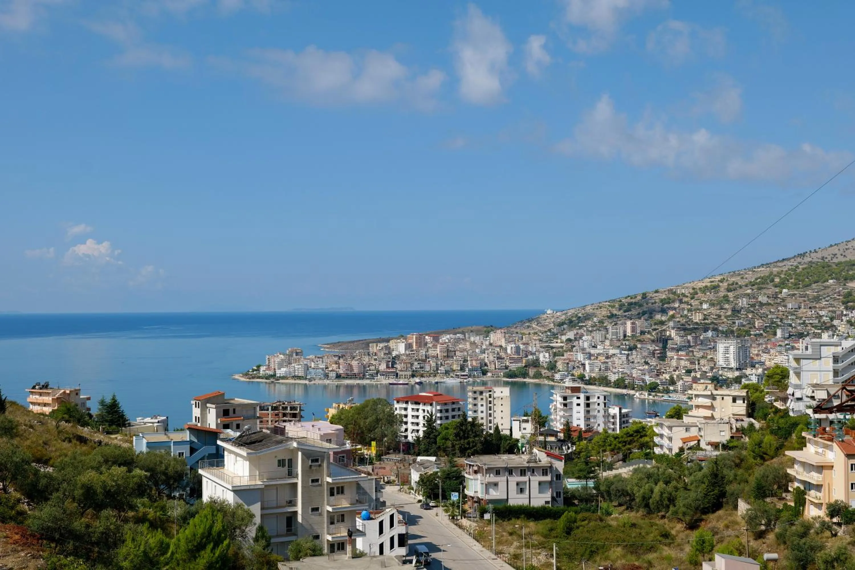 Sea view in Miracle Apartments Saranda