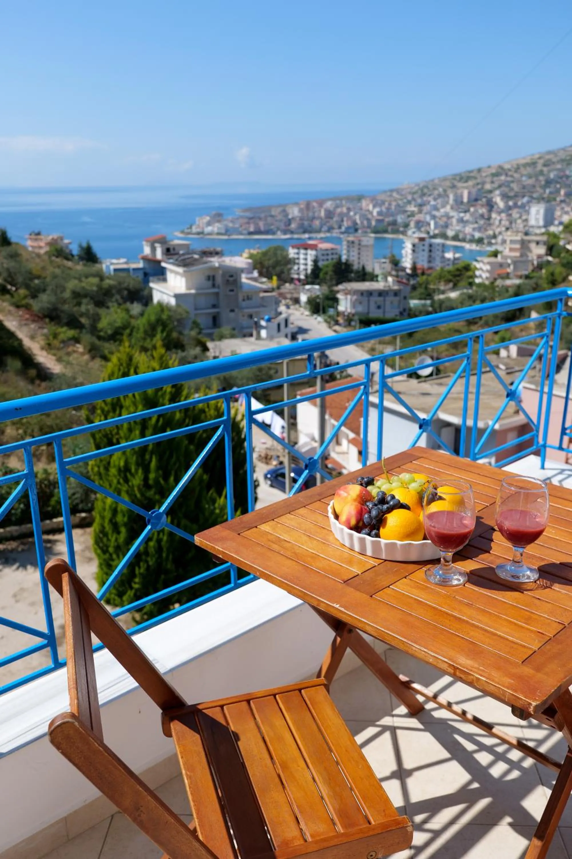 City view in Miracle Apartments Saranda