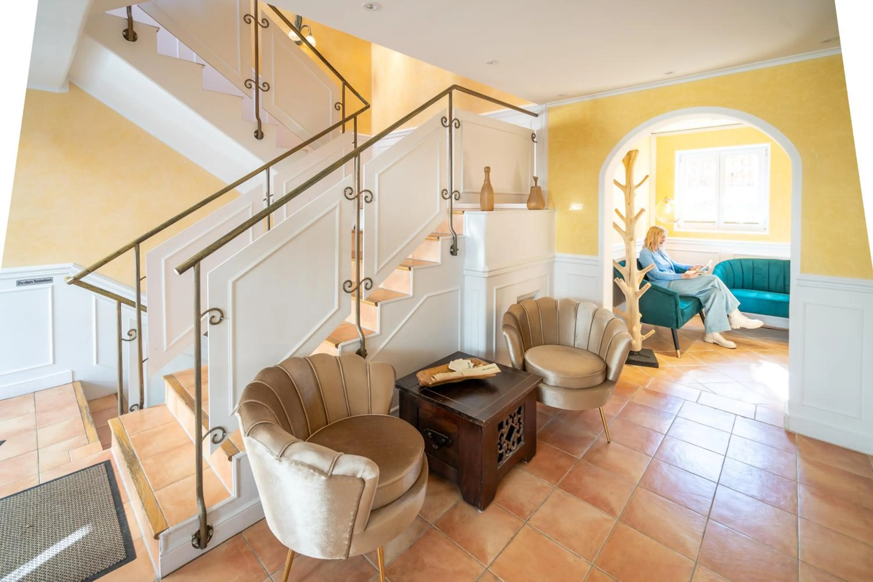 Lobby or reception in Landhaus Hotel Wolfratshausen