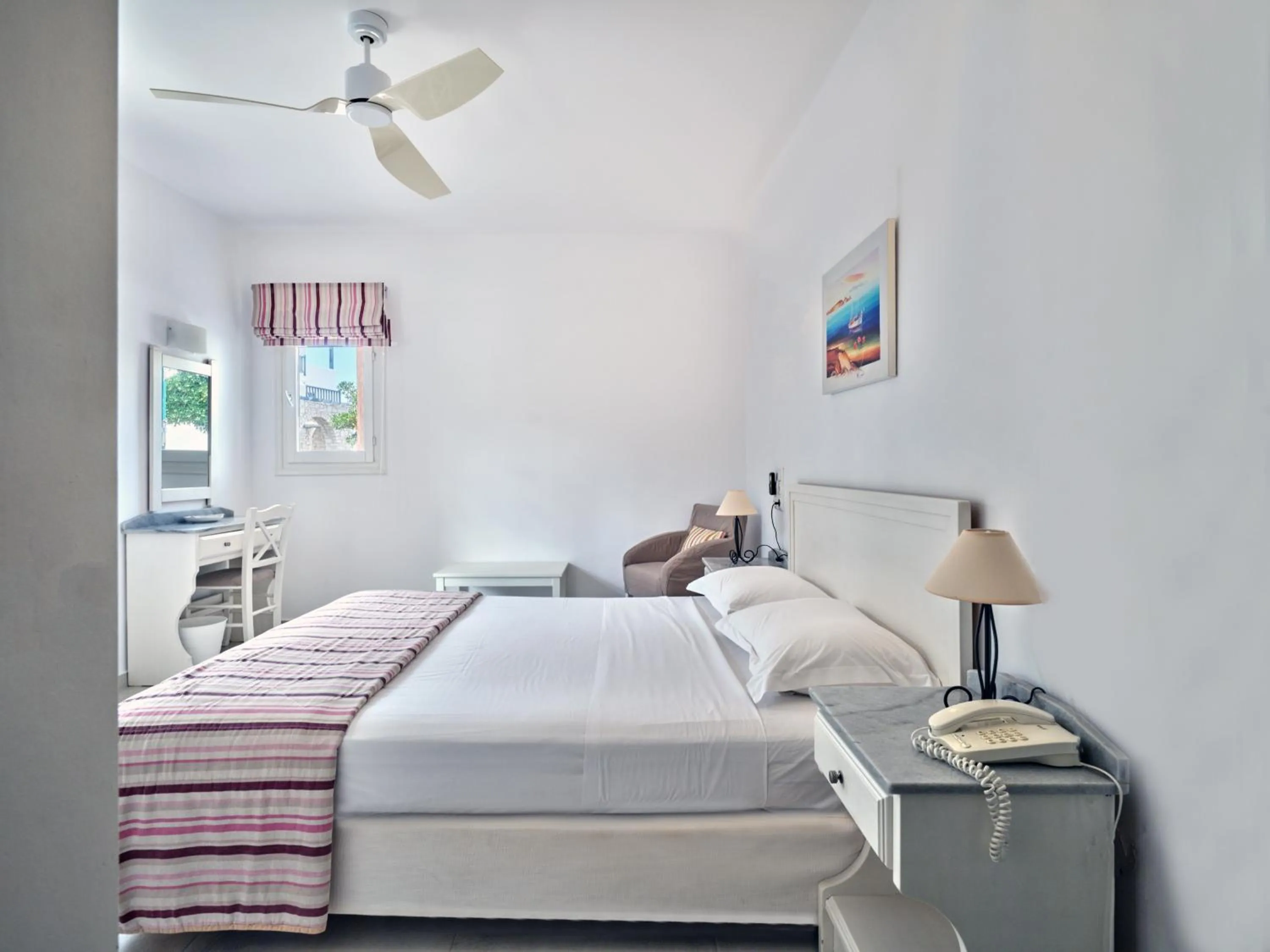 Bed in Kalypso Hotel