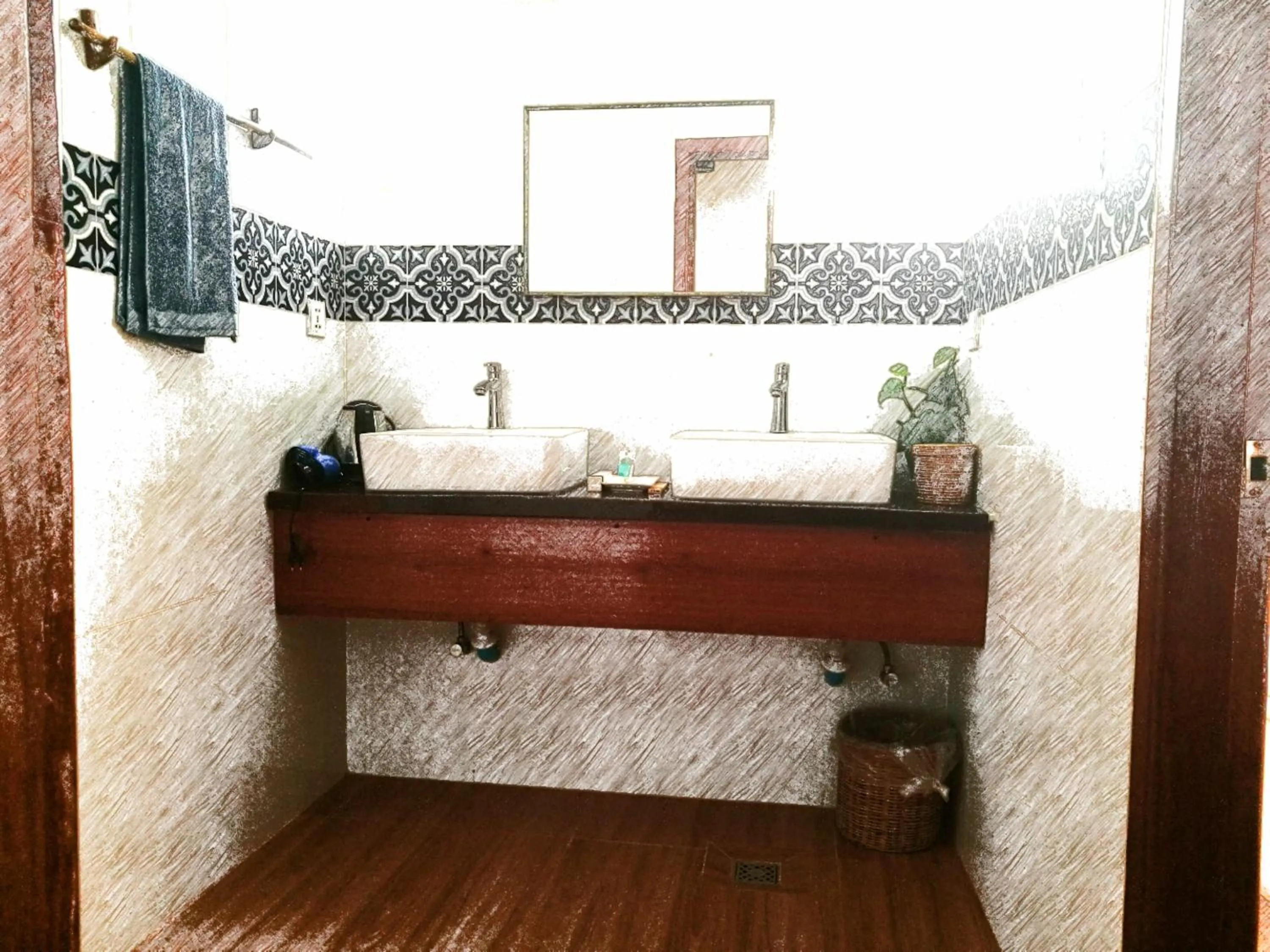 Bathroom in ANGKOR DINO B&B