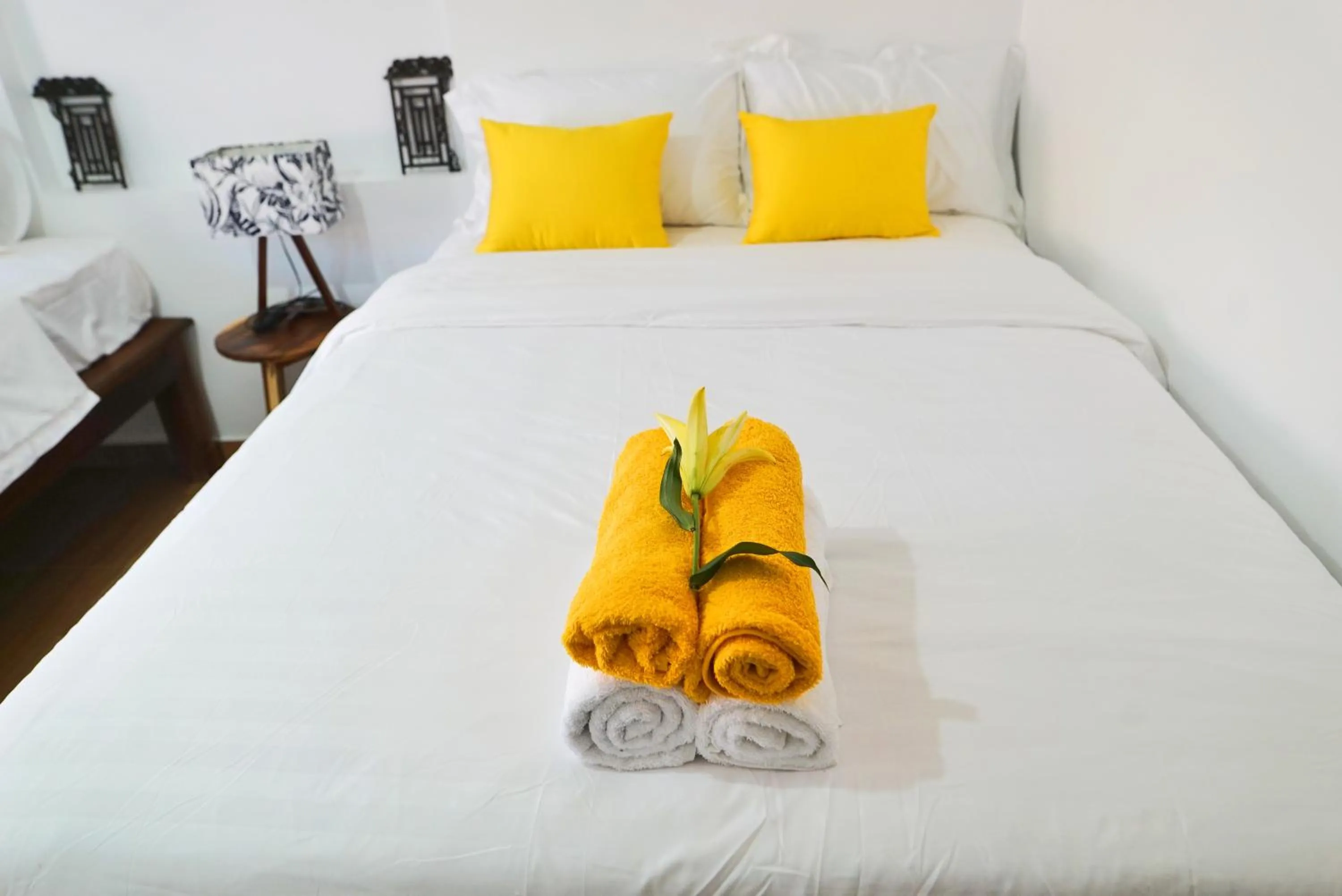 Bed in ANGKOR DINO B&B