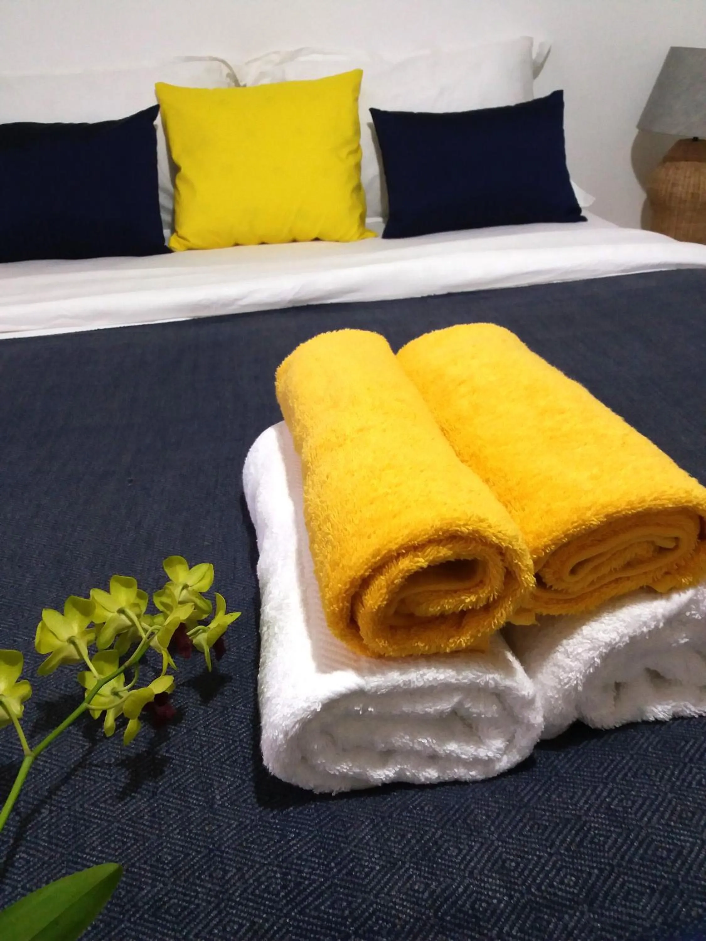 Photo of the whole room, Bed in ANGKOR DINO B&B