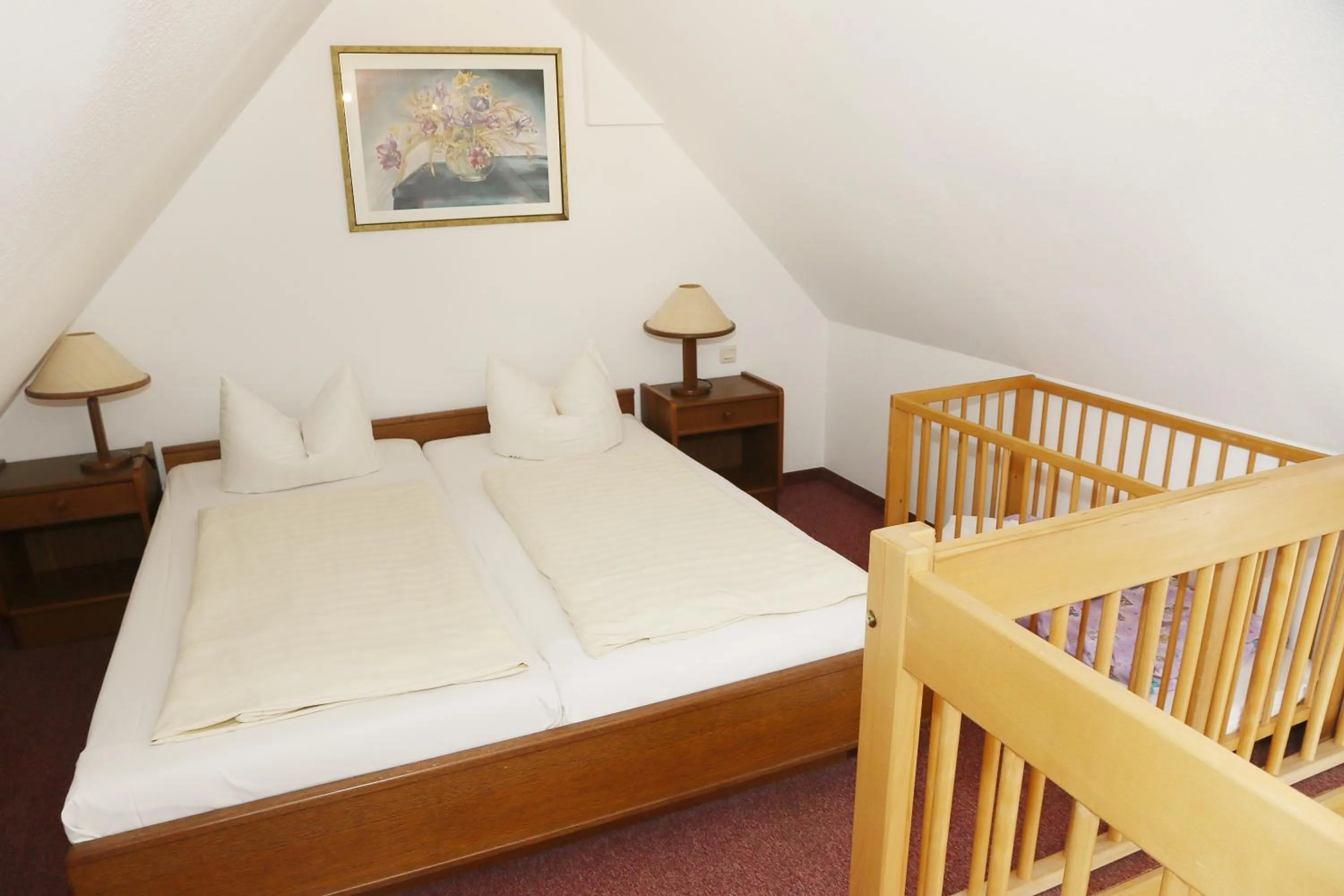 Bed in Landhotel & Reiterhof Schumann