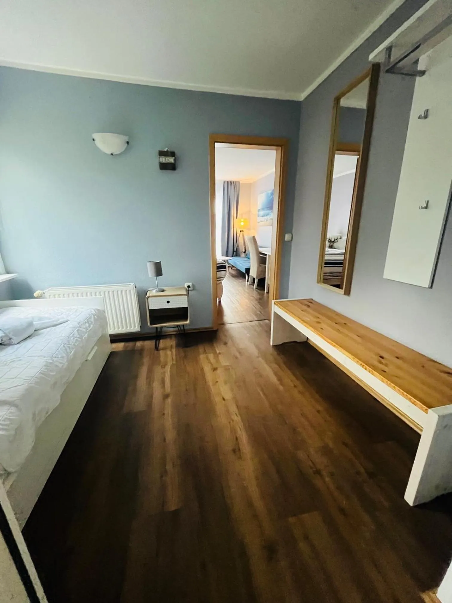 Bed in Strandhotel Vier Jahreszeiten Buckow