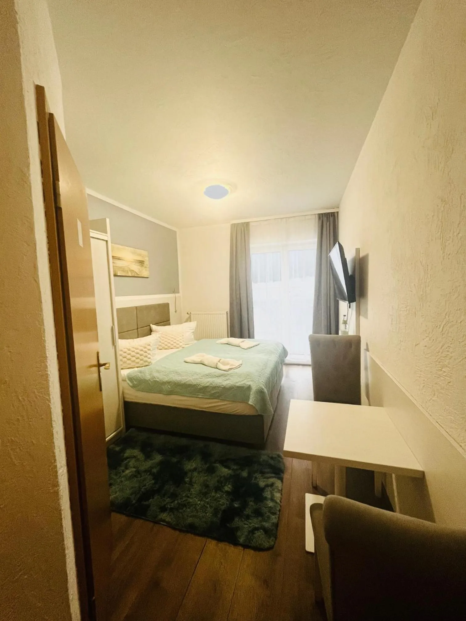 Bed in Strandhotel Vier Jahreszeiten Buckow