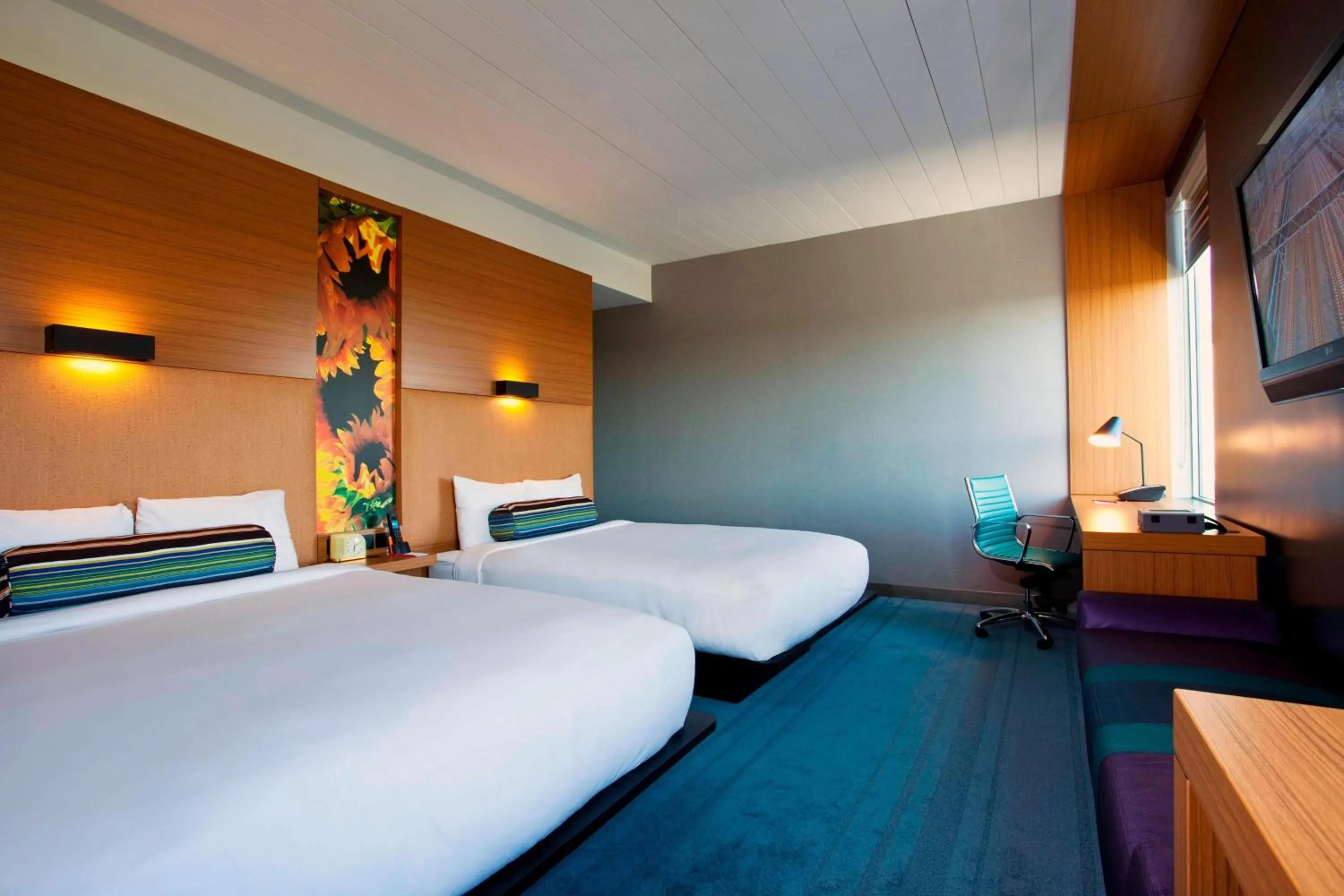 Photo of the whole room, Bed in Aloft Dulles Airport North