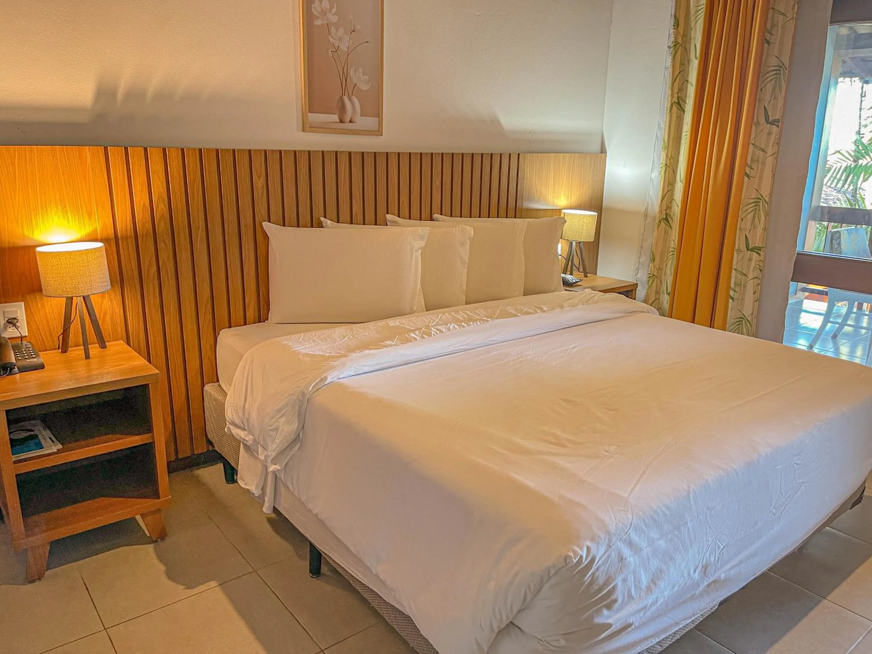 Bed in Mar Paraíso Hotel