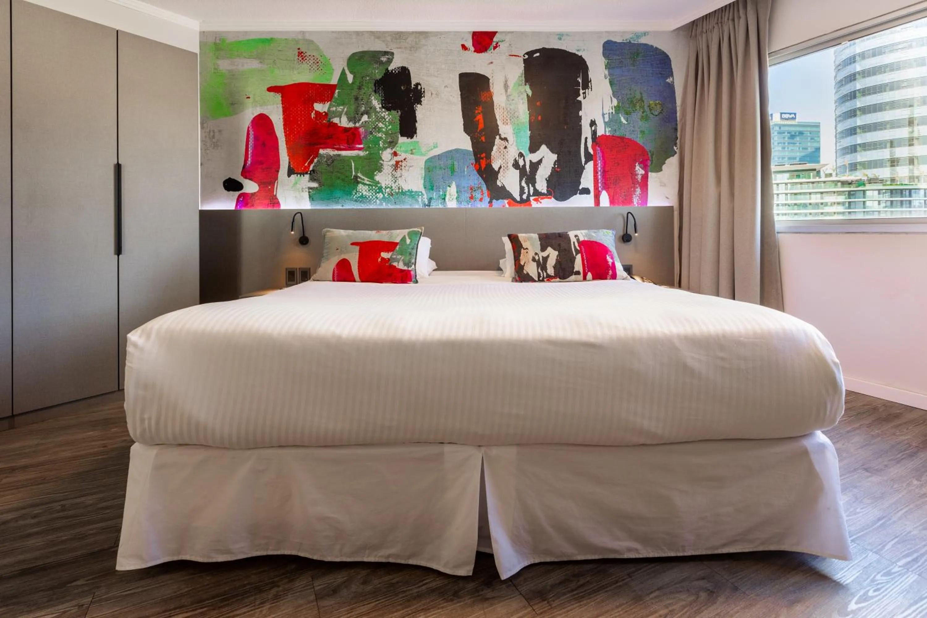 Bed in Palladium Business Hotel