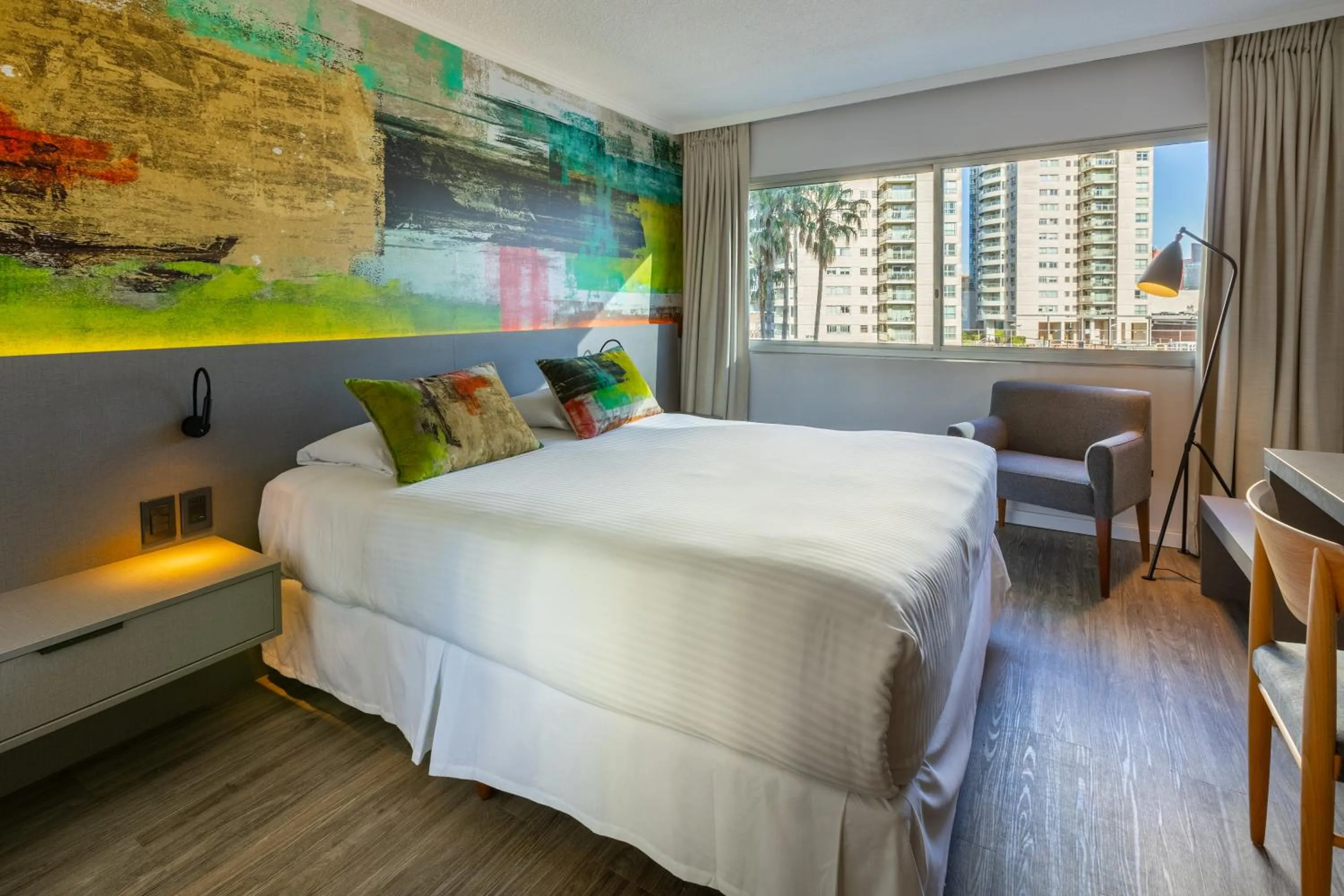 Bed in Palladium Business Hotel