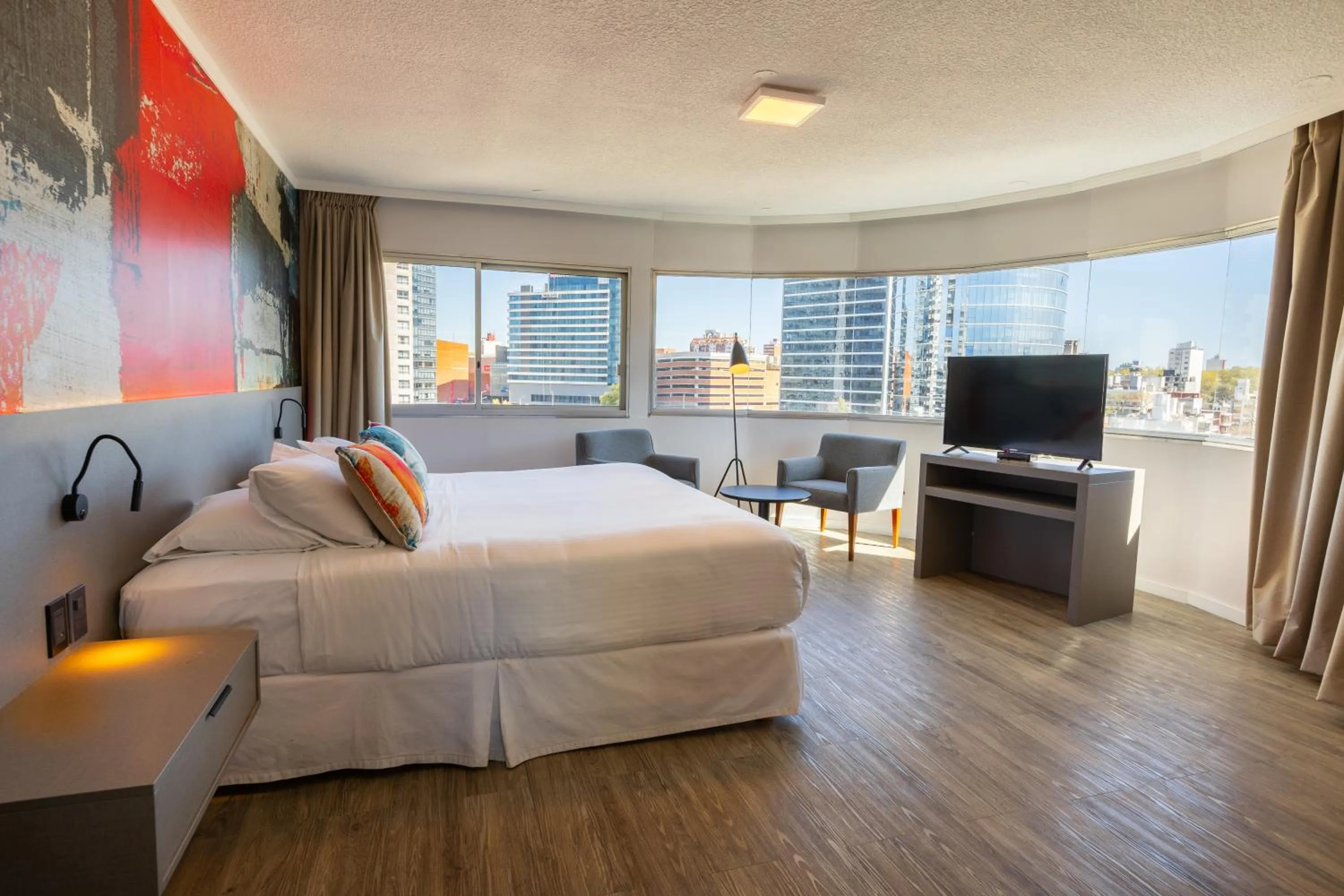 Bed in Palladium Business Hotel