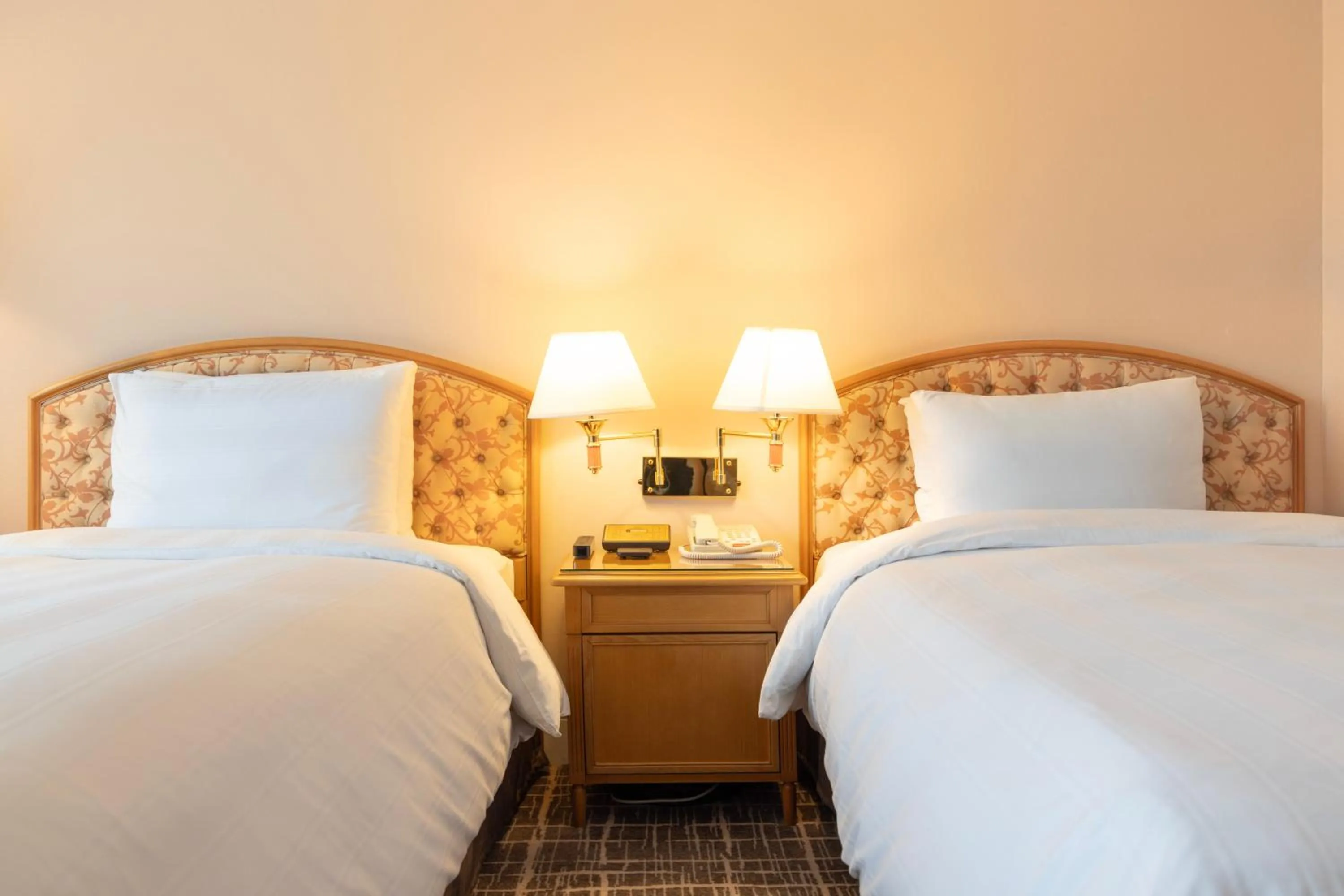 Bed in Lotte Hotel Busan