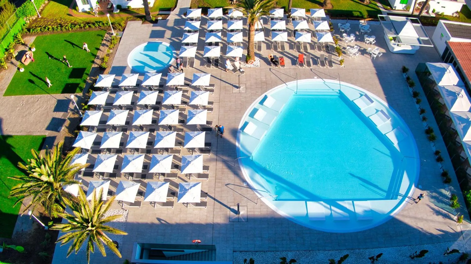 Pool view in Canary Garden Club