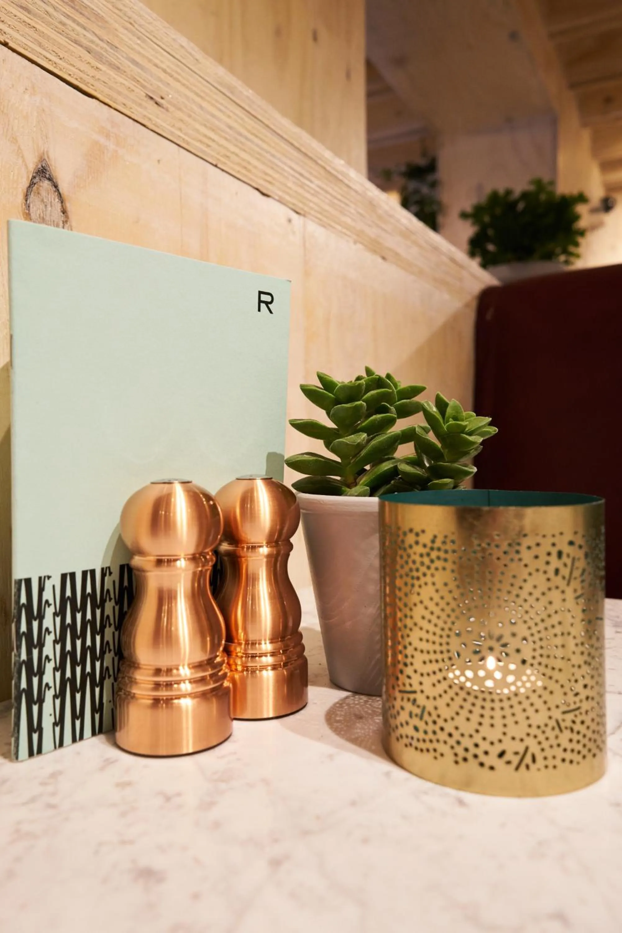 Decorative detail in Rabble