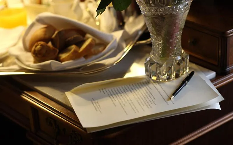 Decorative detail in Park Hotel Villa Carpenada