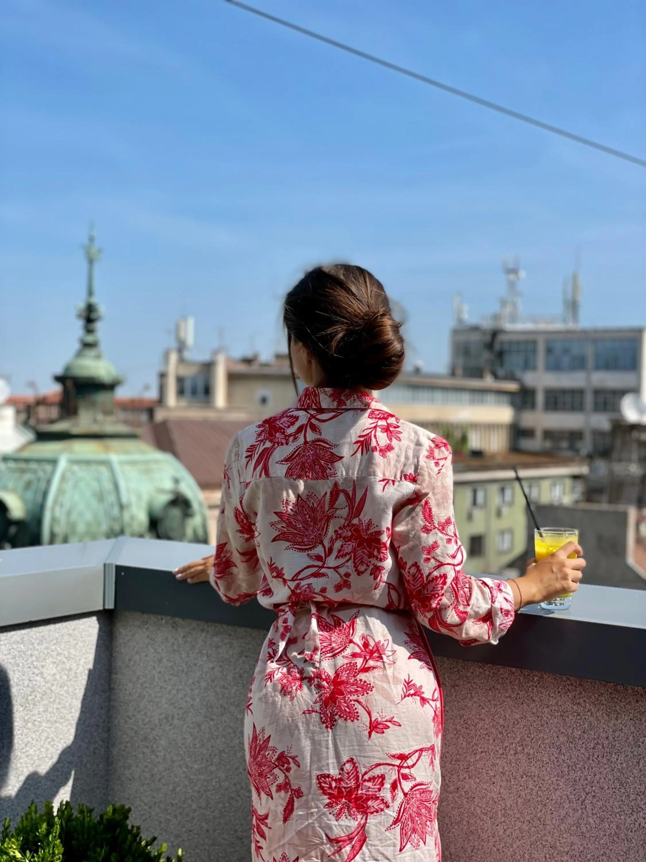 Balcony/Terrace in Belgrade Art Hotel, a member of Radisson Individuals
