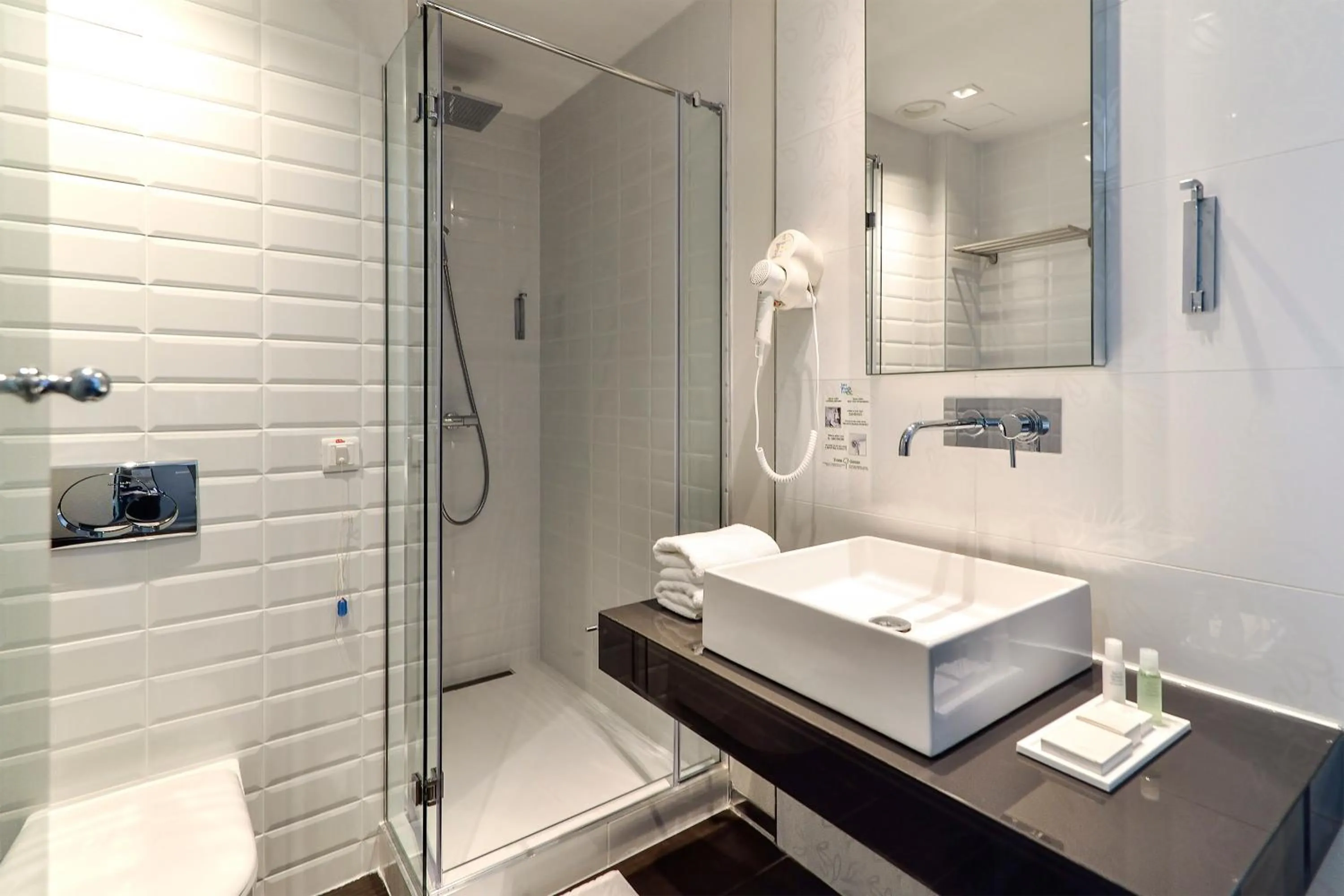 Shower in Belgrade Art Hotel, a member of Radisson Individuals