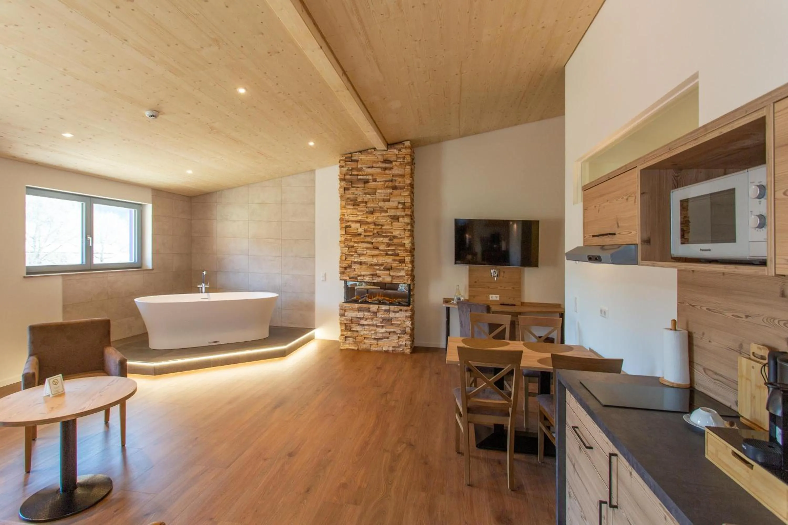 Kitchen or kitchenette in Hotel Waldblick