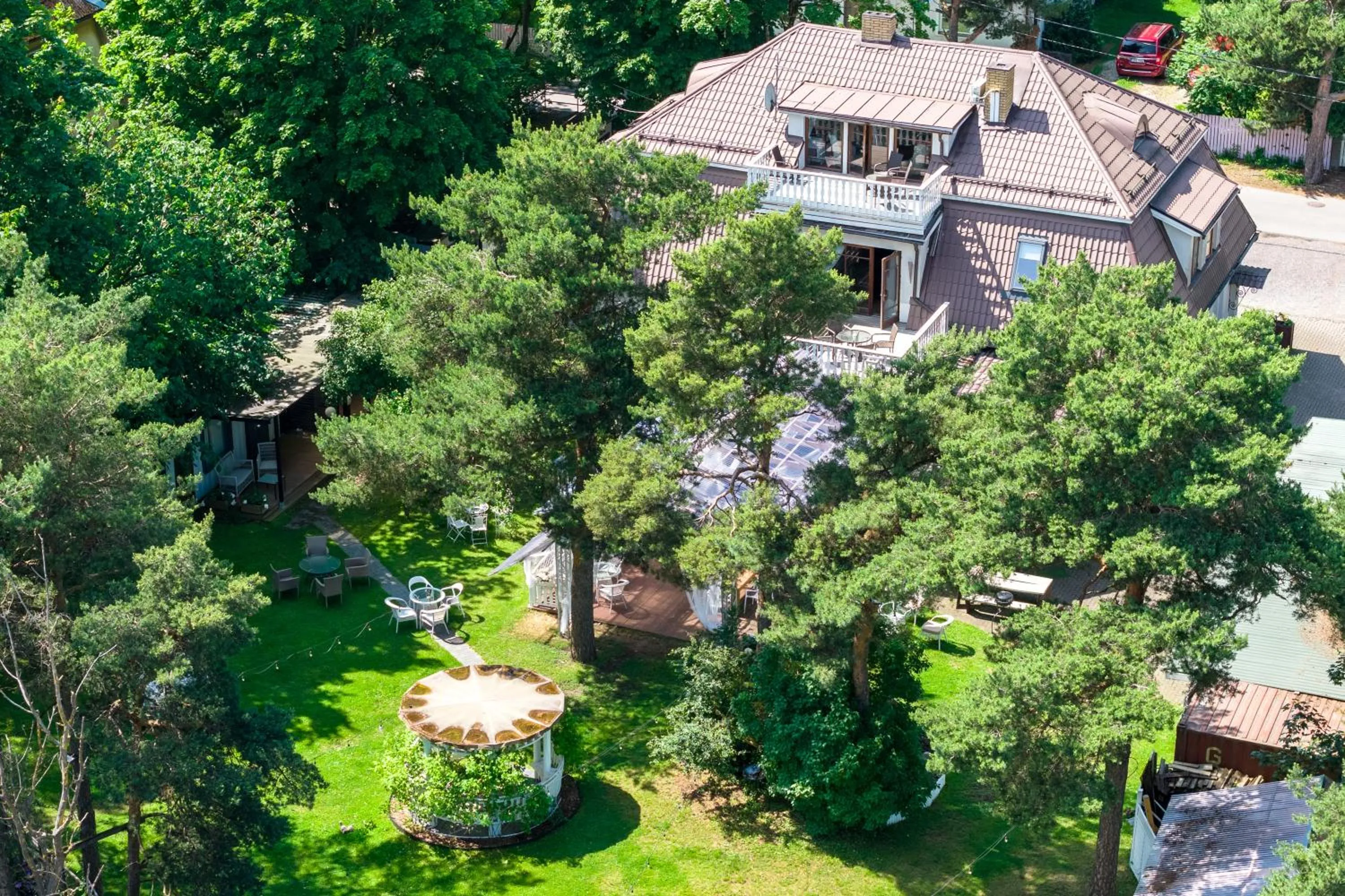 Bird's eye view in Paivilla Boutique Hotel