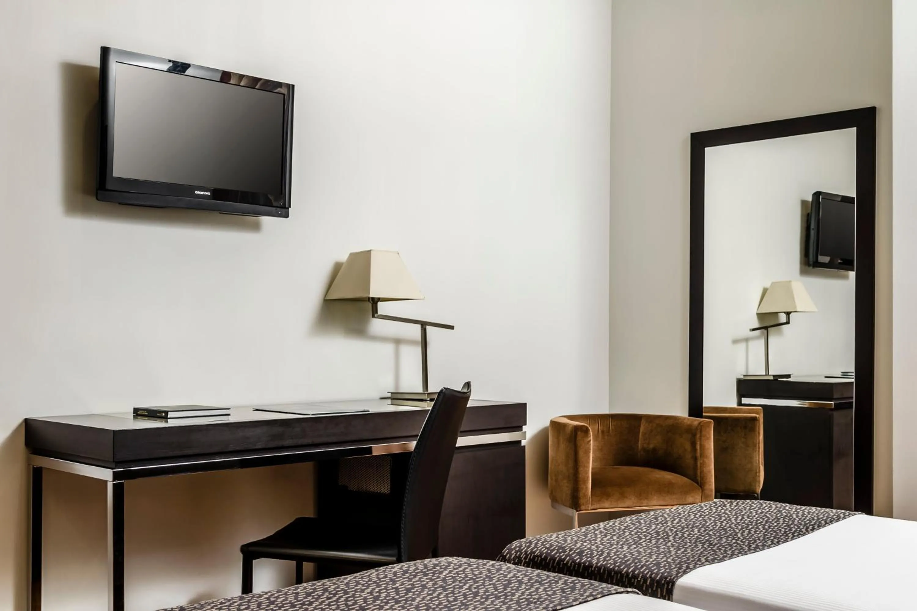 Bed in Eurostars Roma Aeterna