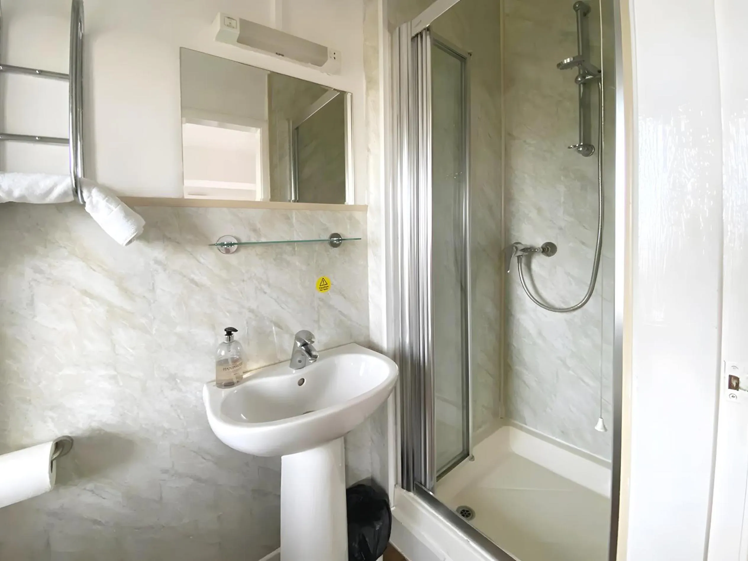 Shower in The Grand Hotel