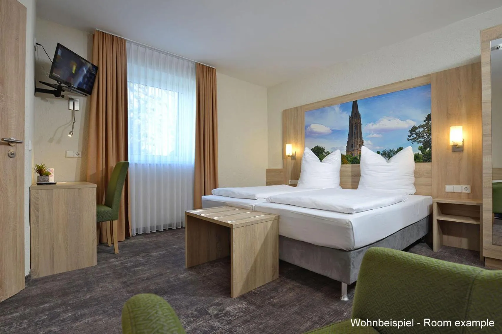 Photo of the whole room, Bed in DORMERO Moselhotel Koblenz-Alken