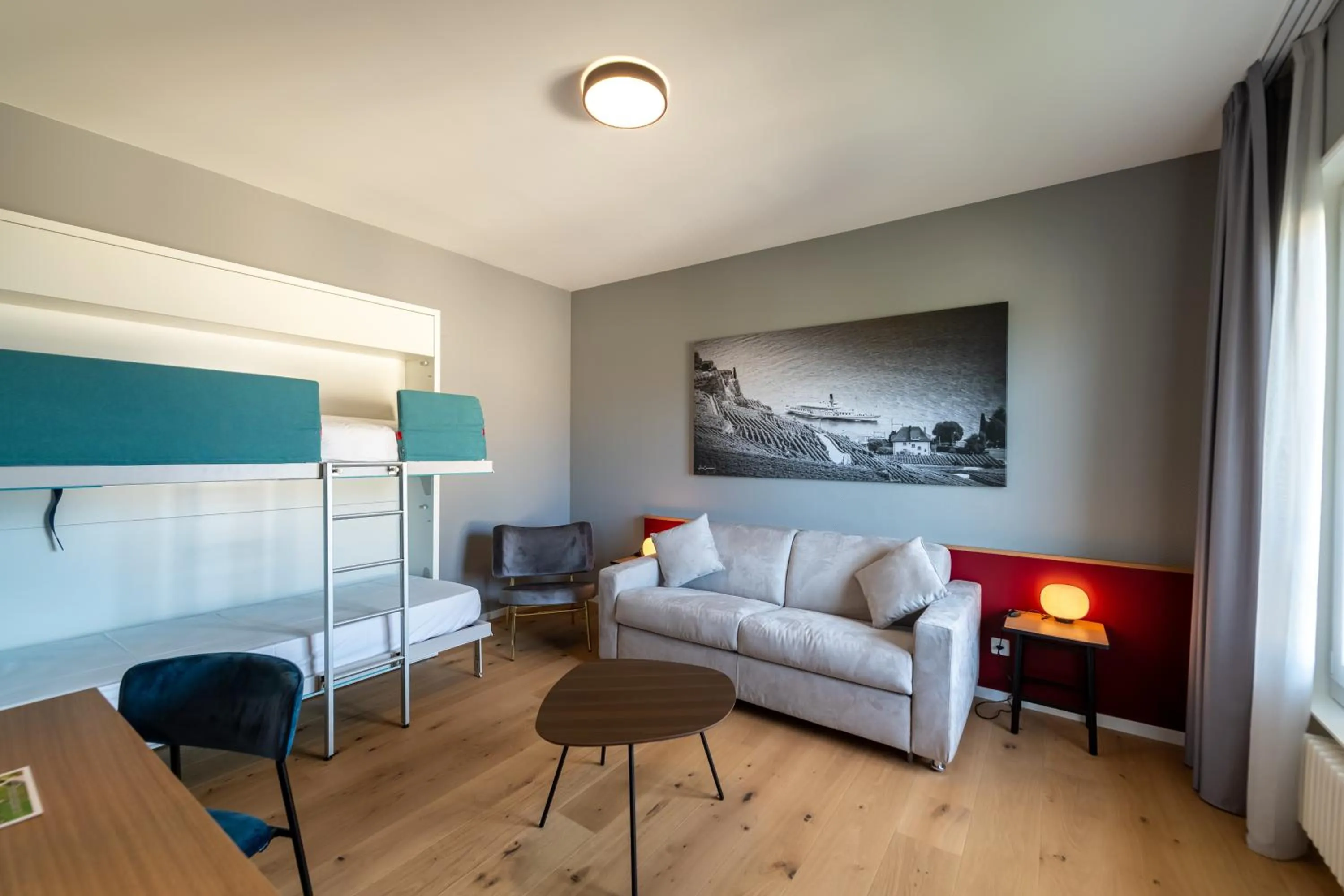 Living room in Châtonneyre Hotel & Restaurant