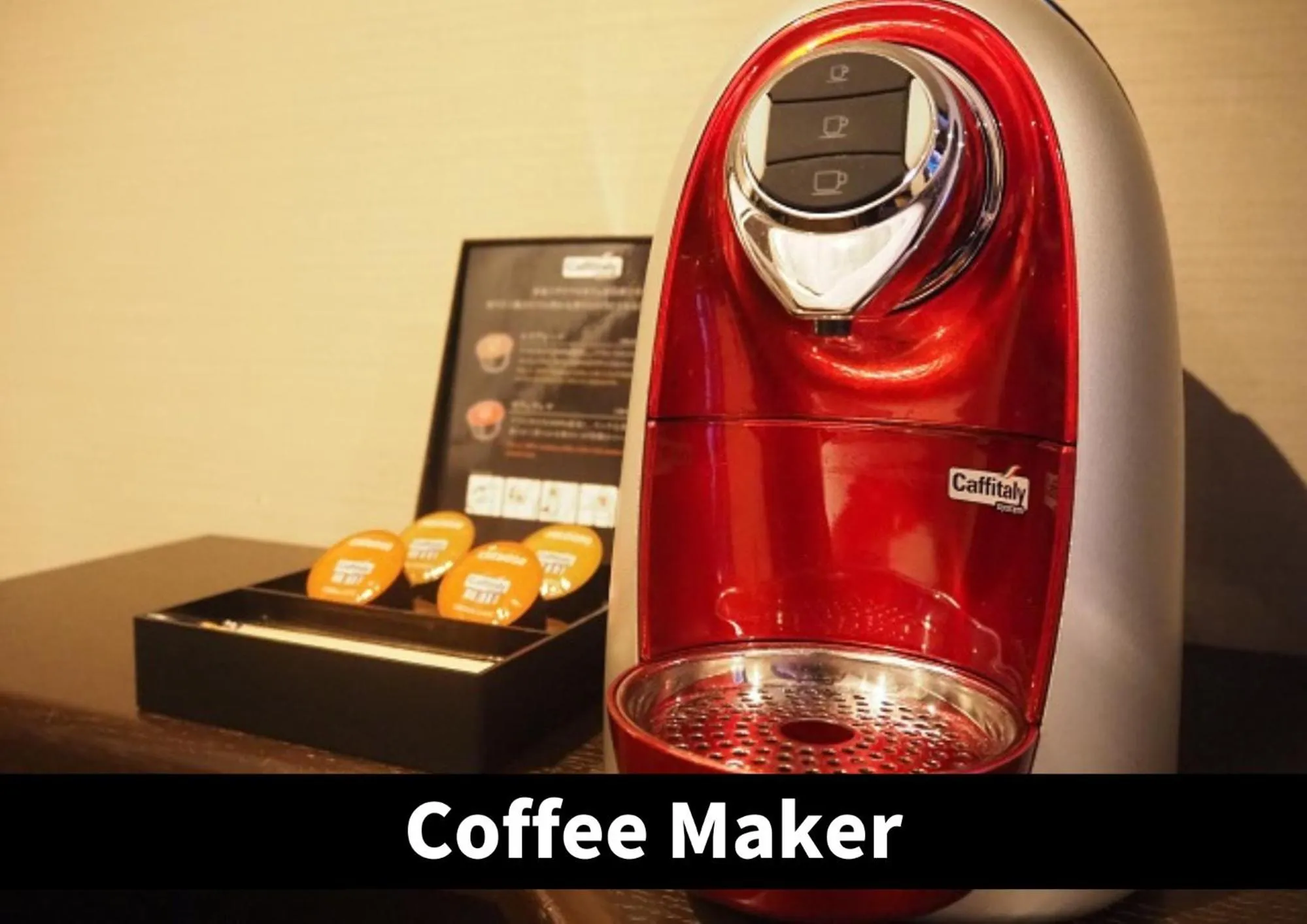 Coffee/tea facilities in Hotel K6 Osaka Namba Dotonbori Near Shinsaibashi - Family Kids Concept