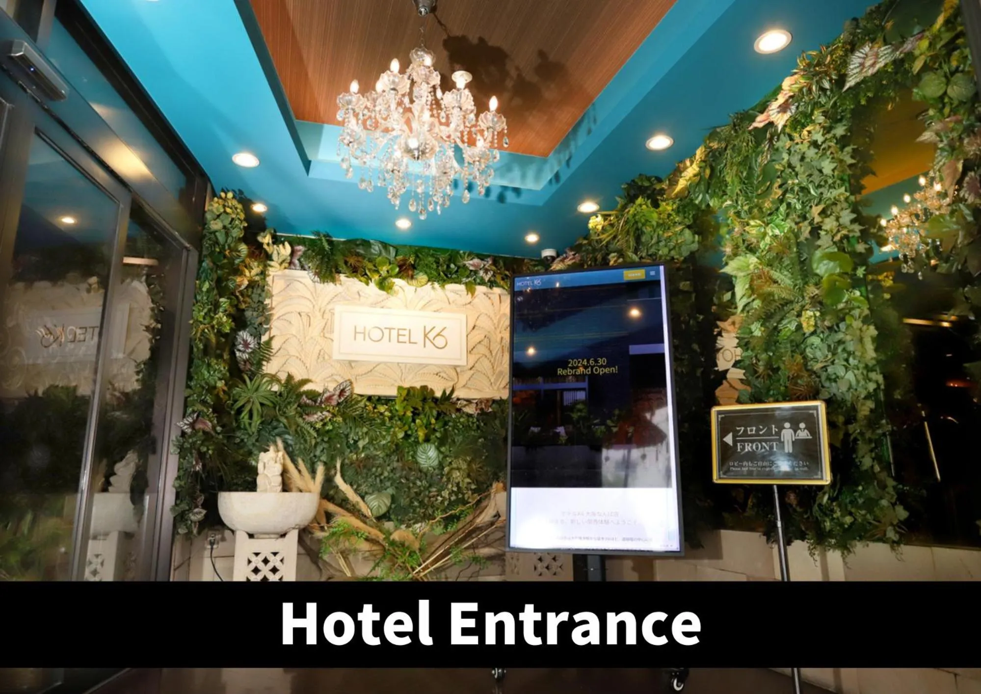 Property logo or sign in Hotel K6 Osaka Namba Dotonbori Near Shinsaibashi - Family Kids Concept