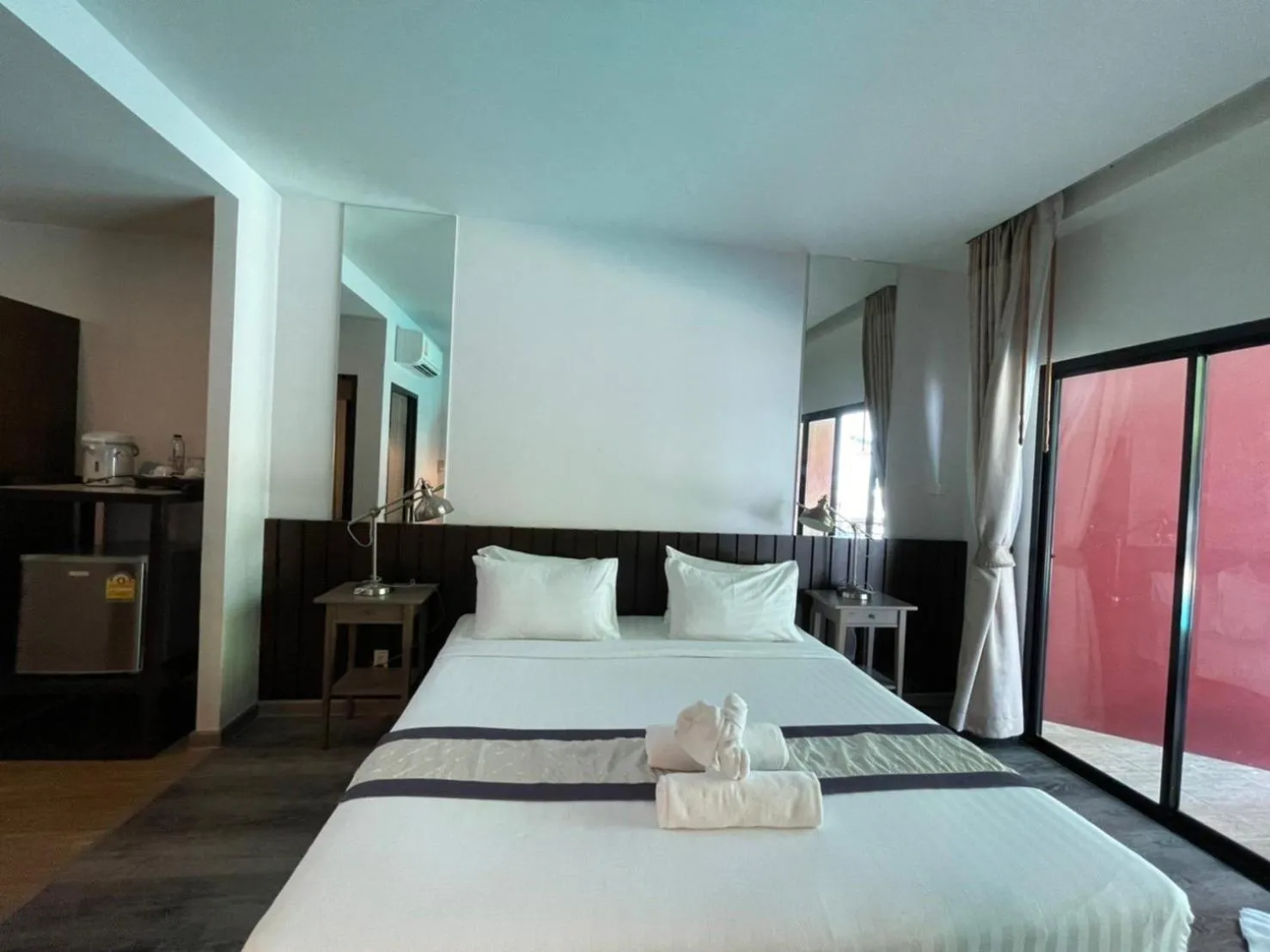 Bed in Prasarnsook Villa Beach Resort