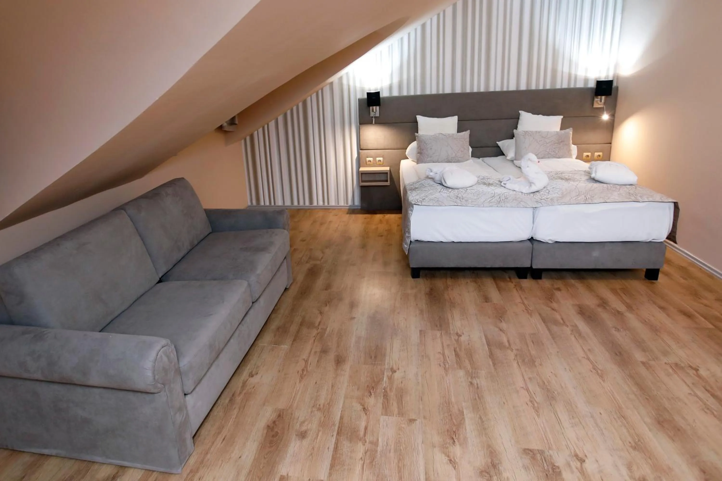 Photo of the whole room, Bed in Wellness Hotel Laroba