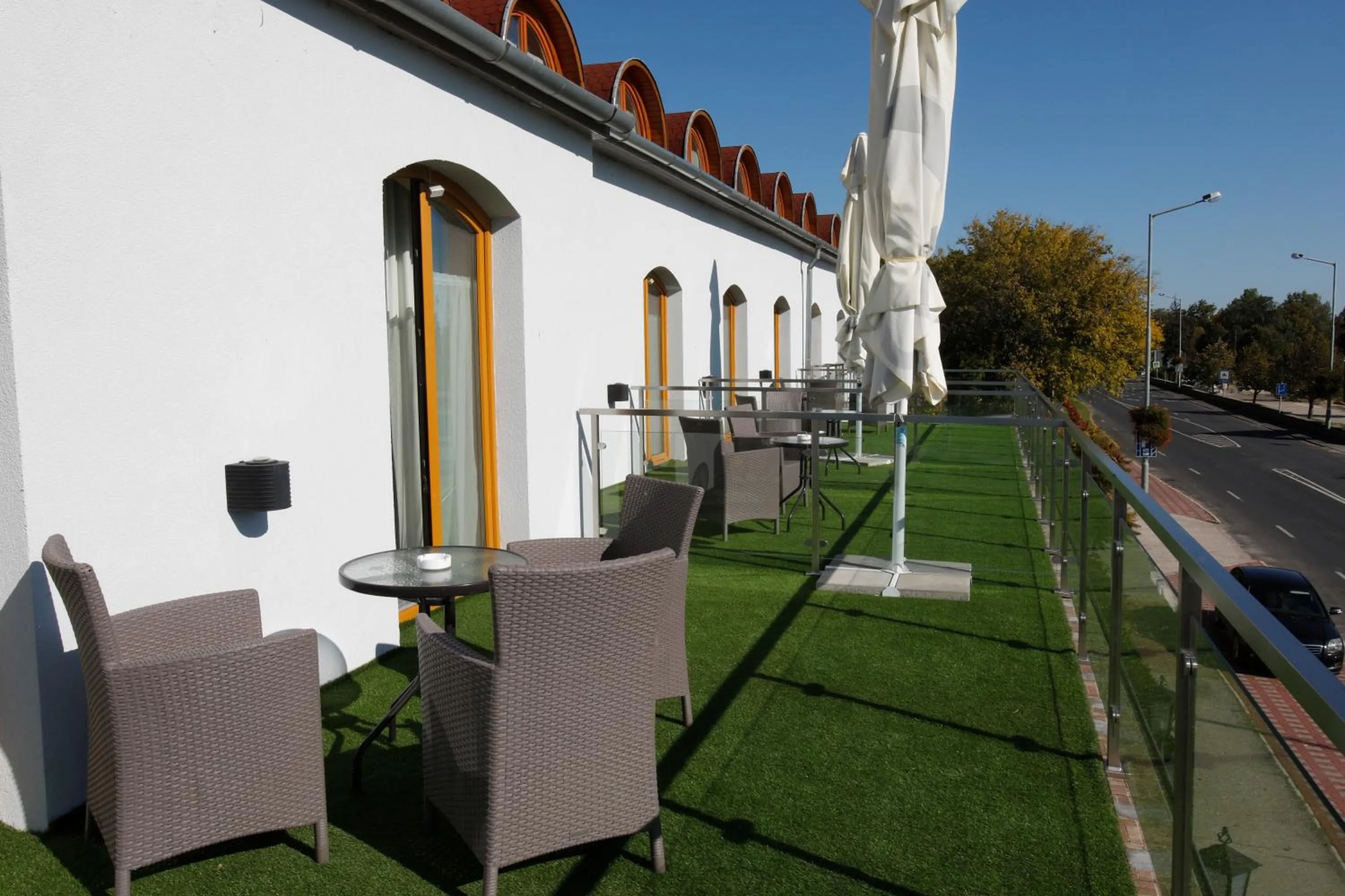 Patio in Wellness Hotel Laroba